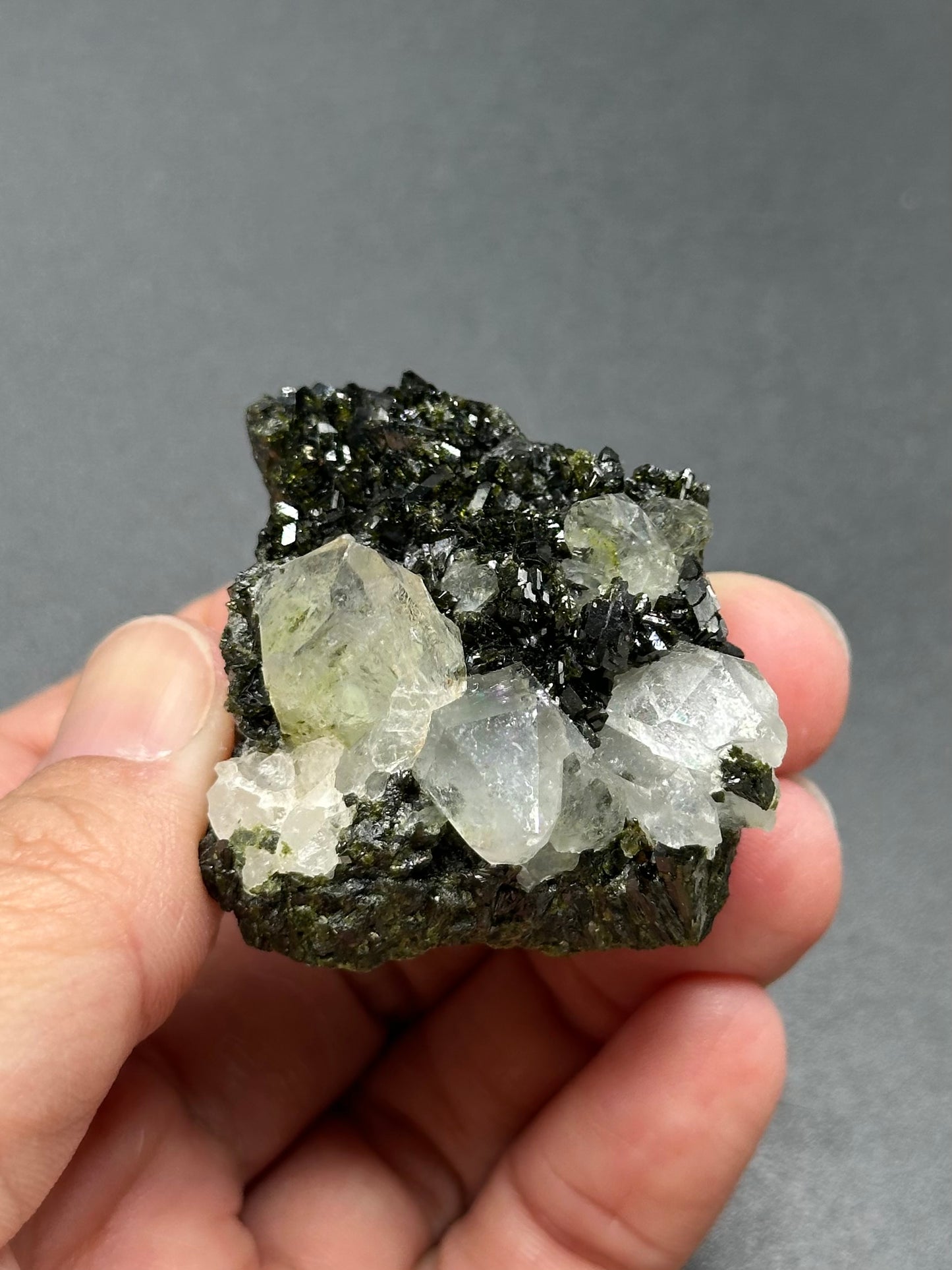 Epidote and Quartz from Hakkari Province, Turkey