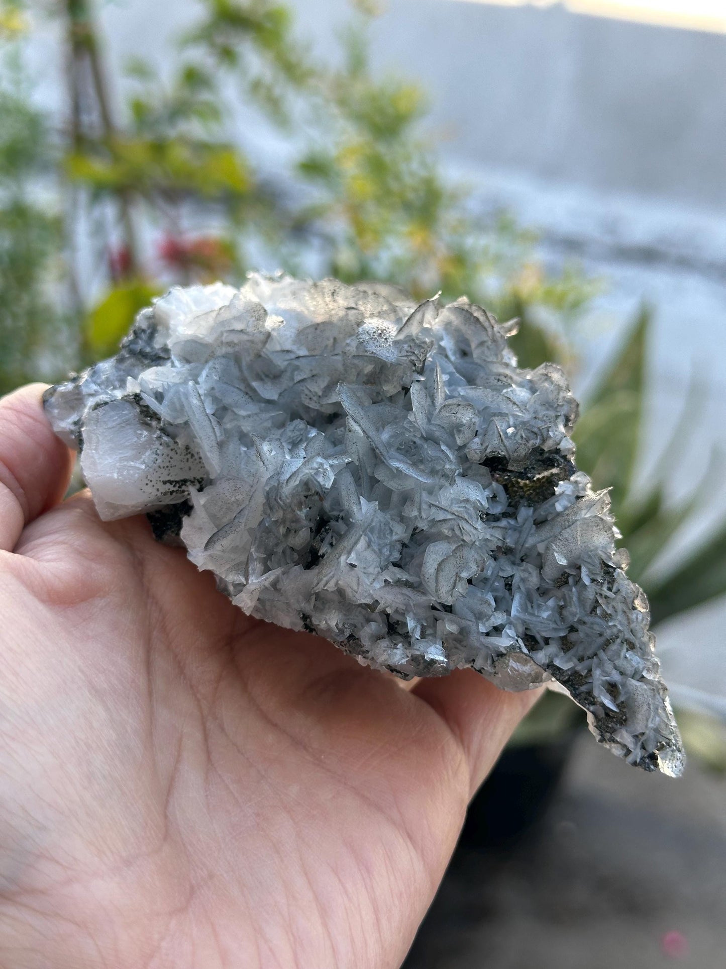 YGX Quartz with Calcite