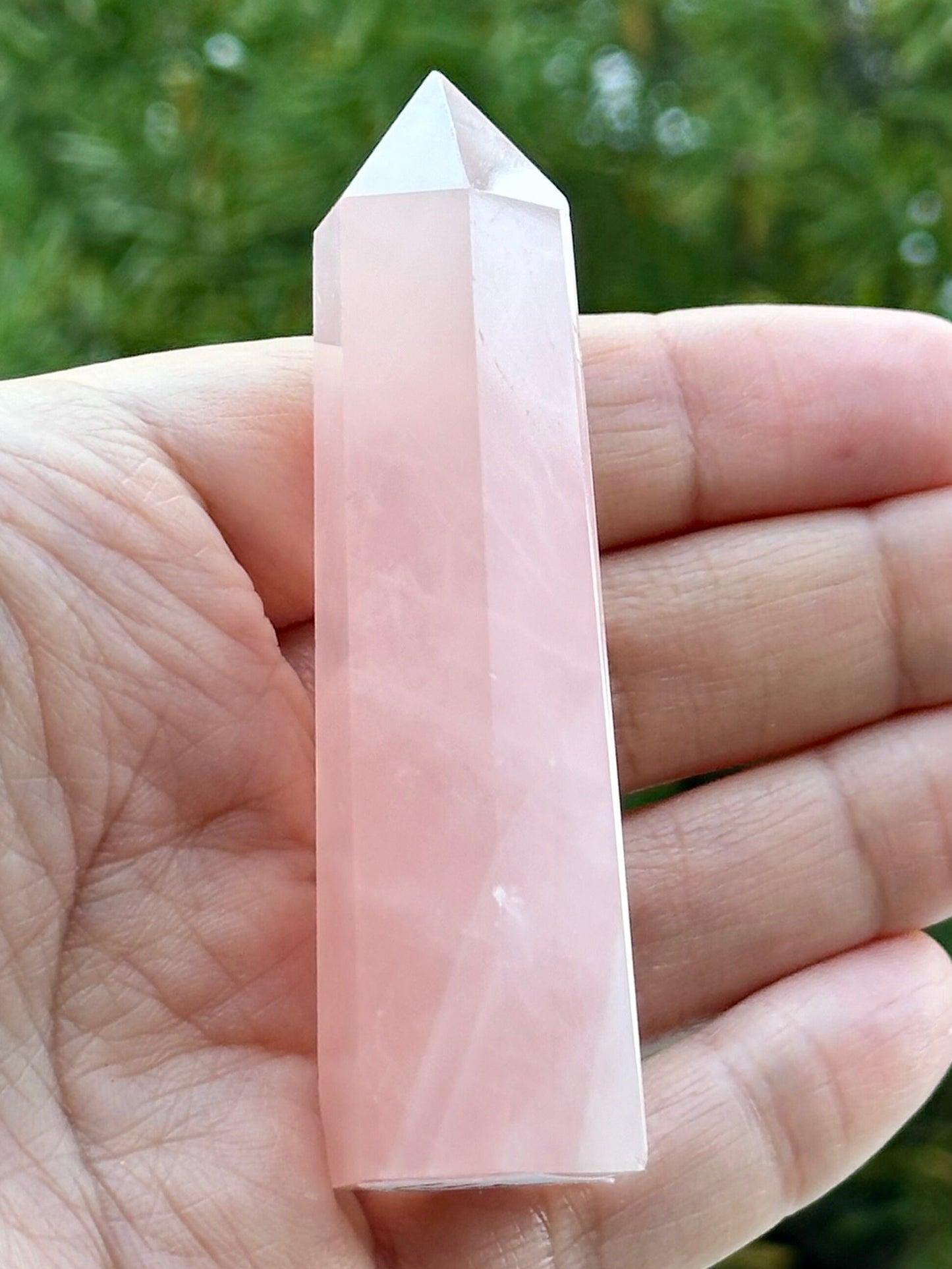 3 inch Rose Quartz Tower