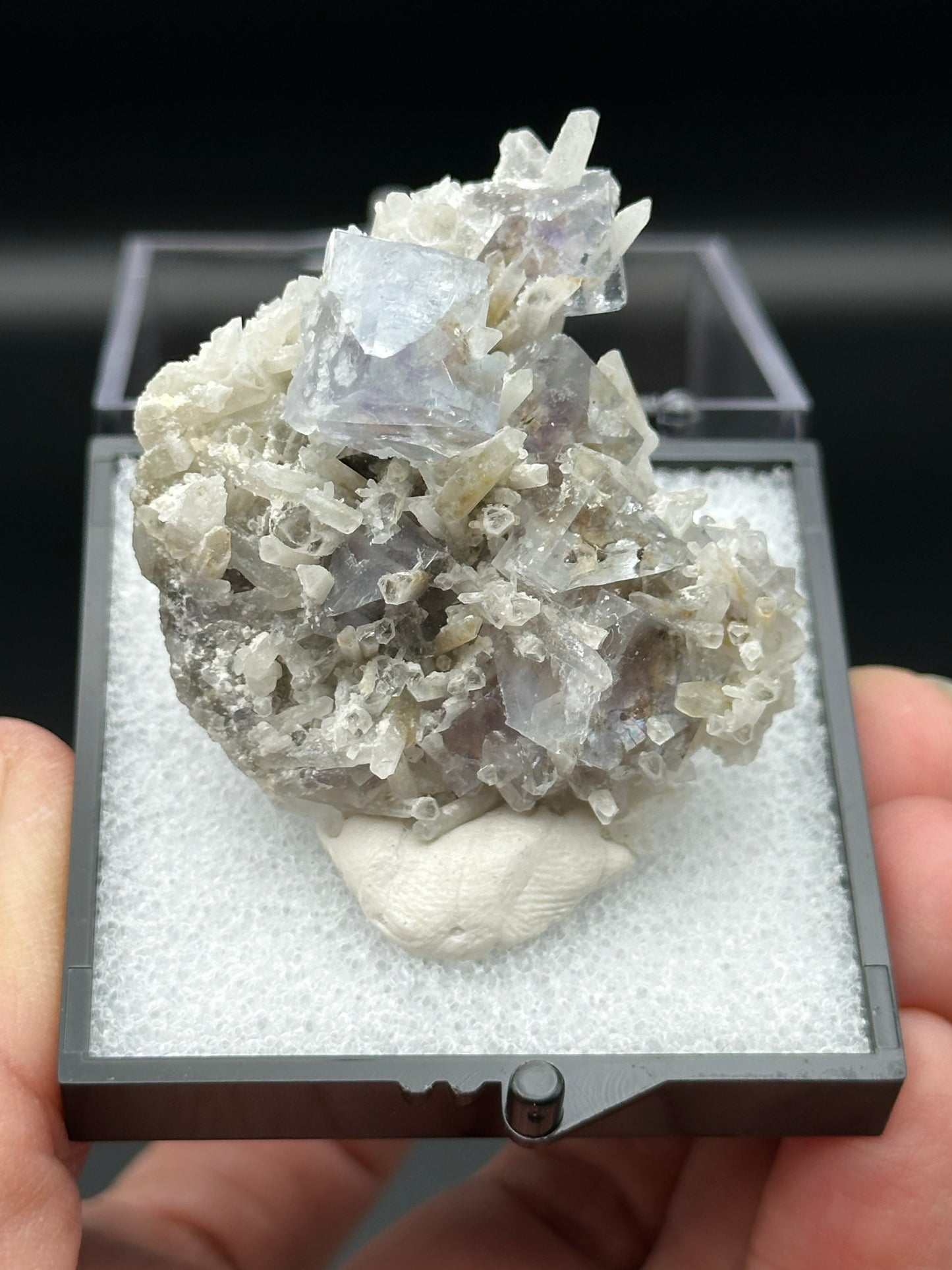 Yindu Flourite with Quartz