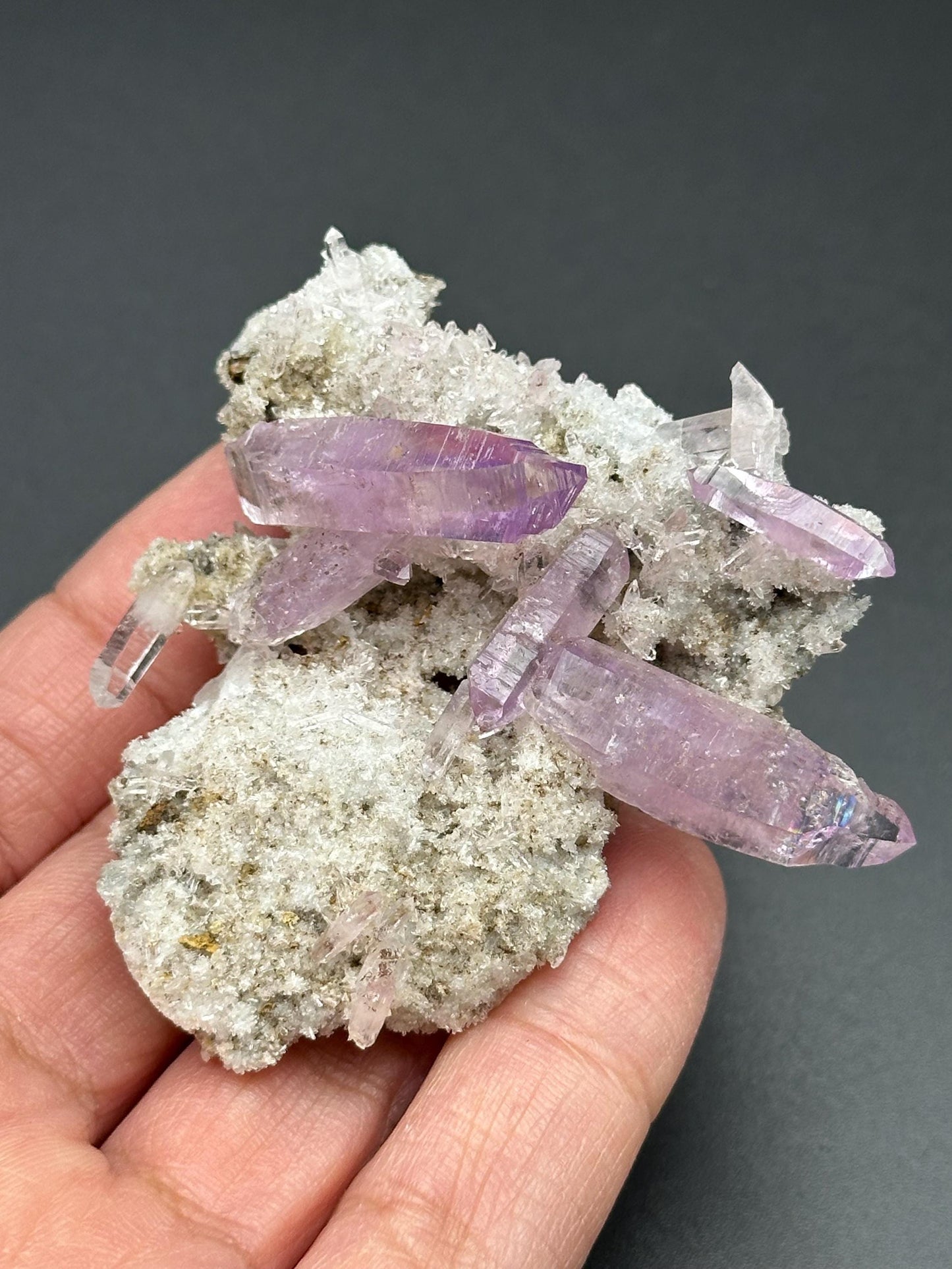 Veracruz Amethyst Crystals on Matrix