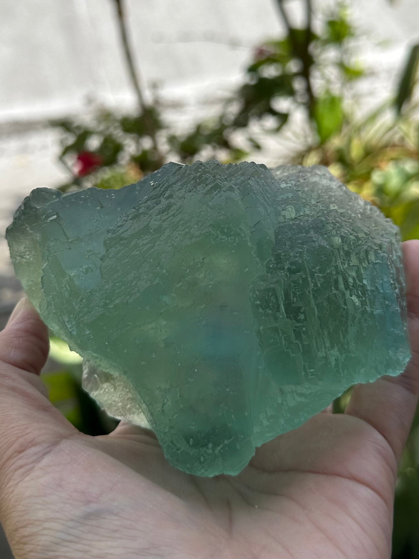 Green Fluorite from the Manaoshan Mine