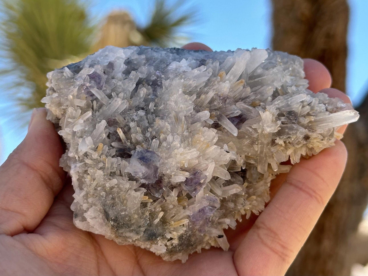 Yindu Flourite with Quartz from the Yindu Mine, Inner Mongolia, China