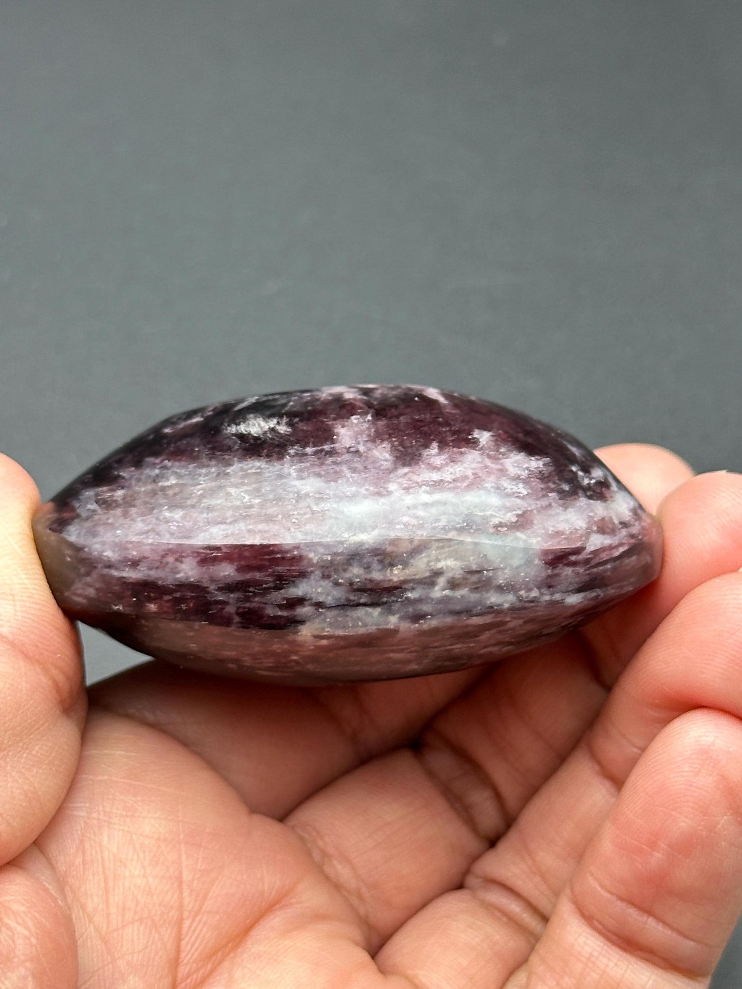 Lepidolite Palm Stone