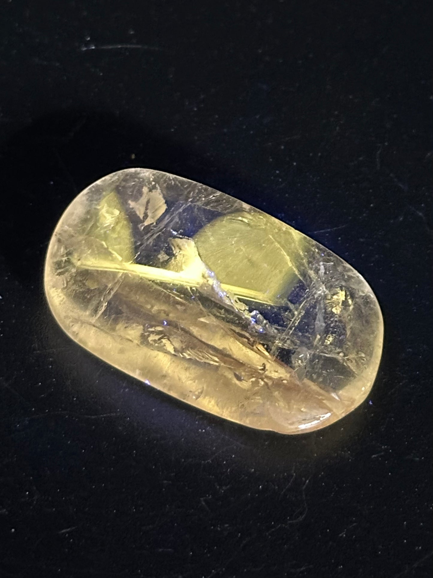 UV Amethyst Mini Palmstone from Brazil