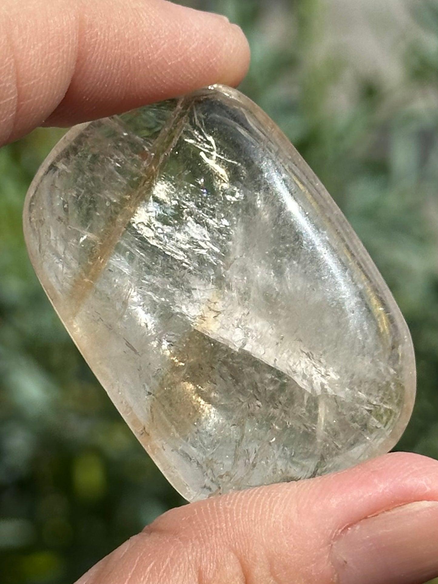 UV Amethyst Mini Palmstone from Brazil