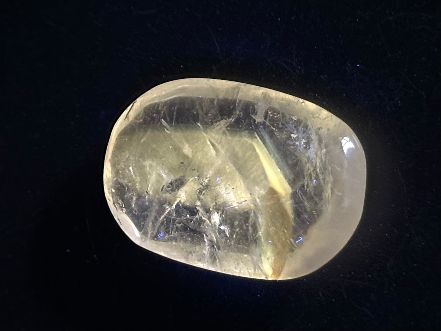 UV Amethyst Mini Palmstone from Brazil