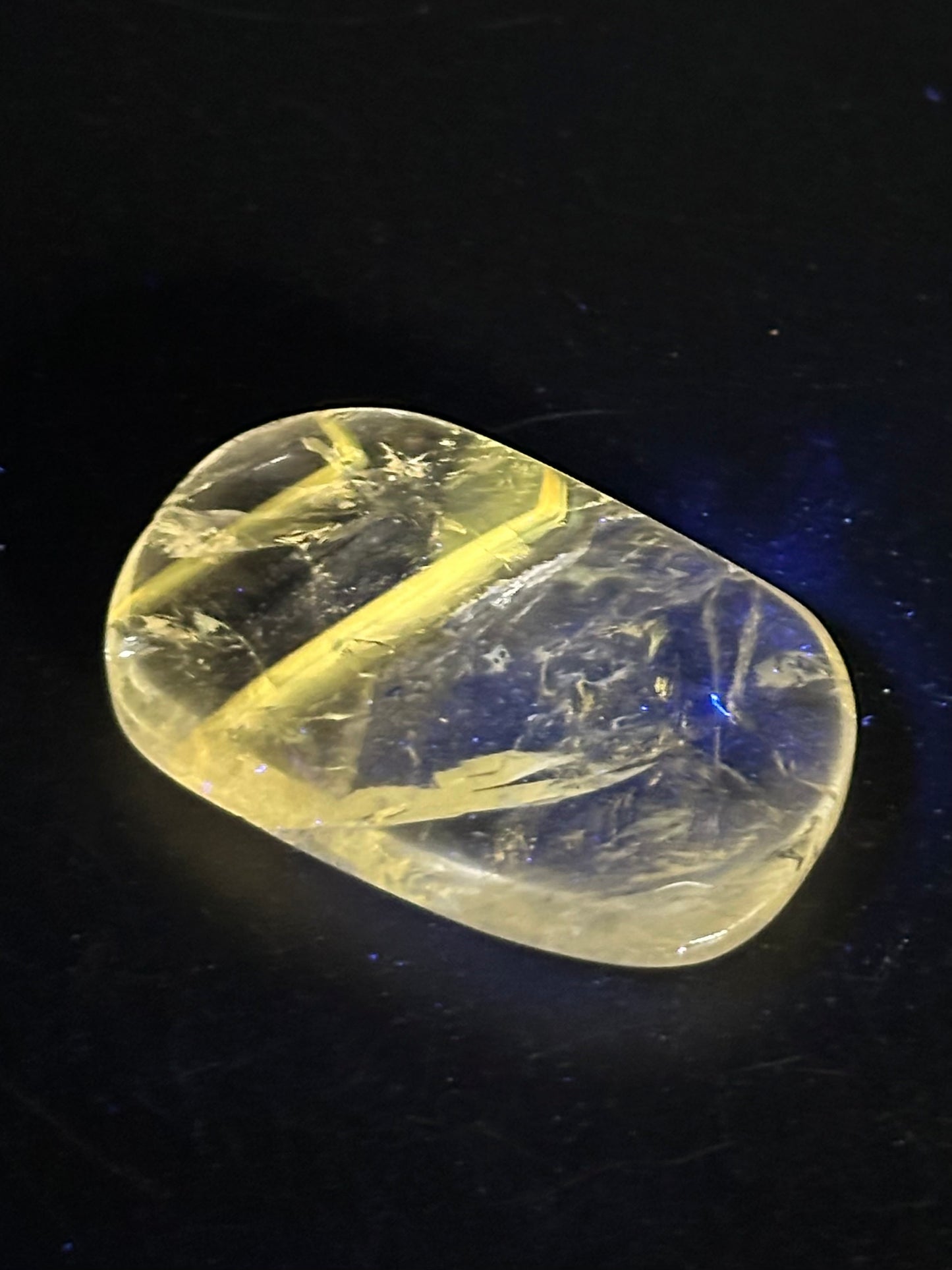 UV Amethyst Mini Palmstone from Brazil