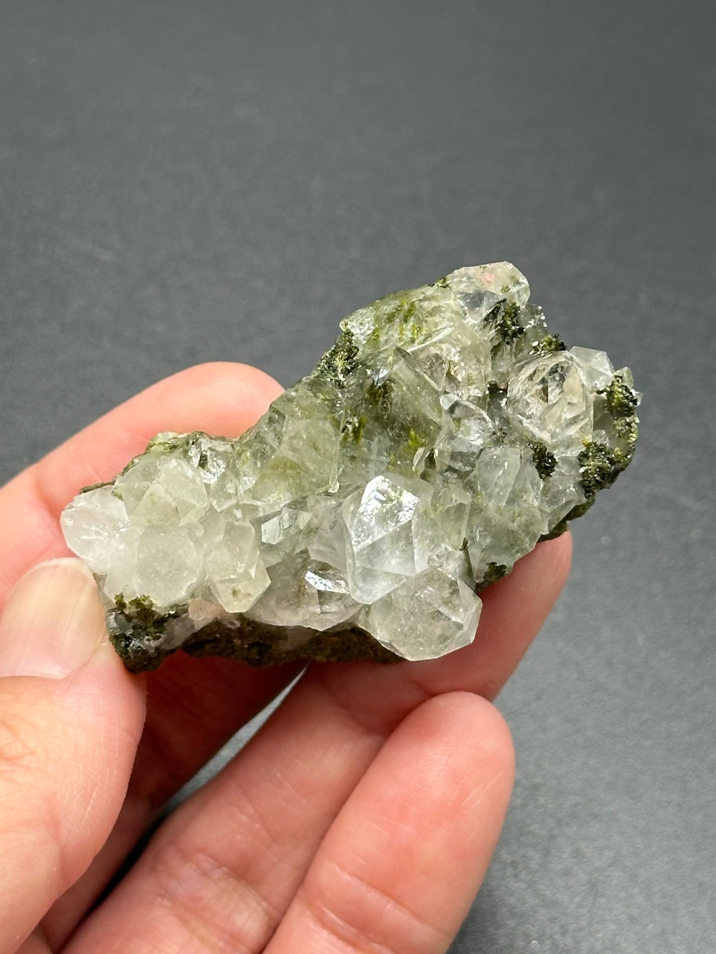 Epidote and Quartz from Hakkari Province, Turkey