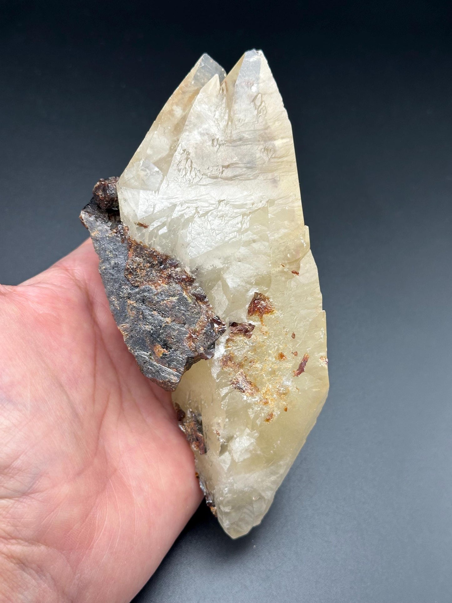 Elmwood Calcite with Sphalerite
