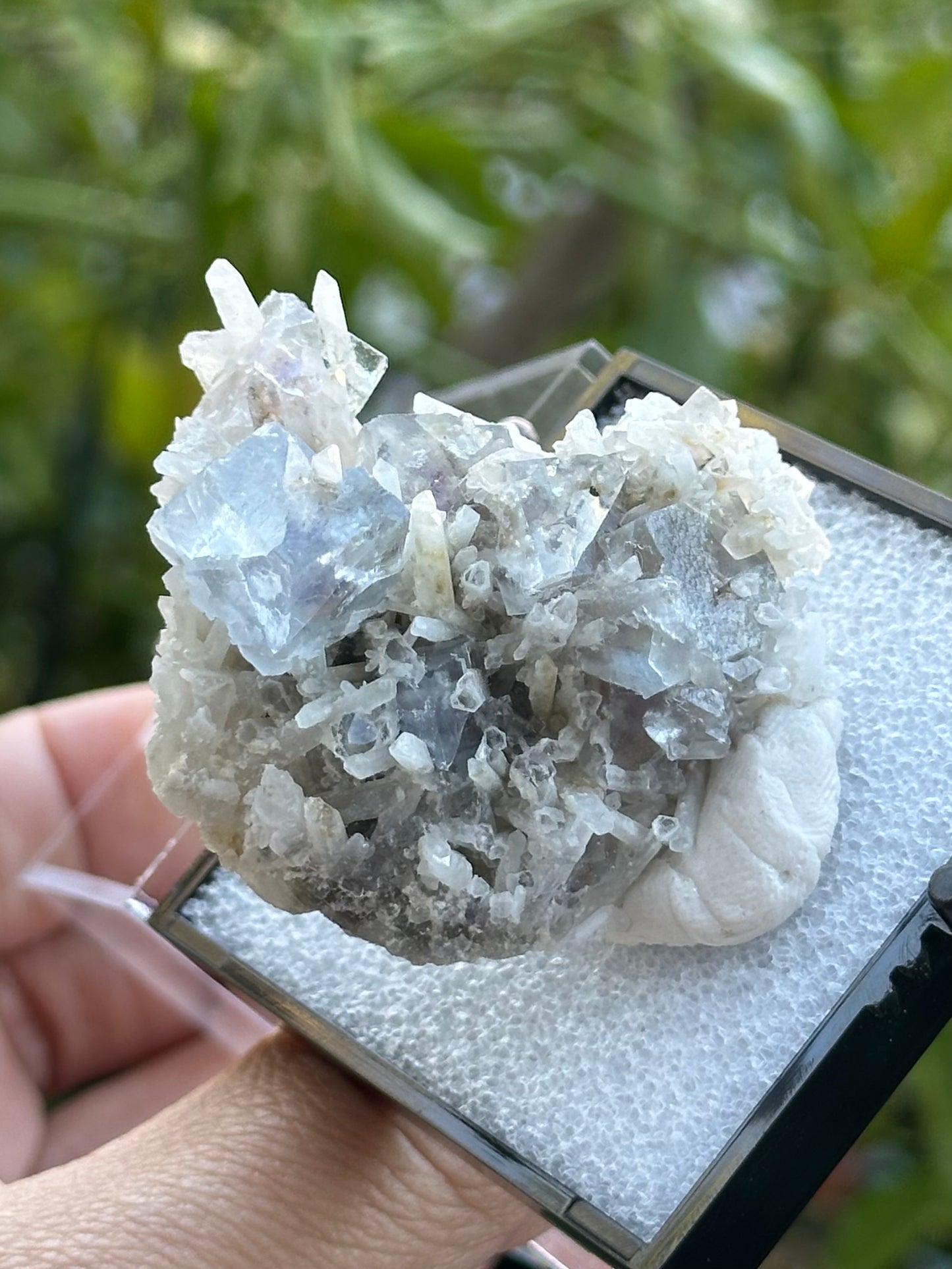 Yindu Flourite with Quartz