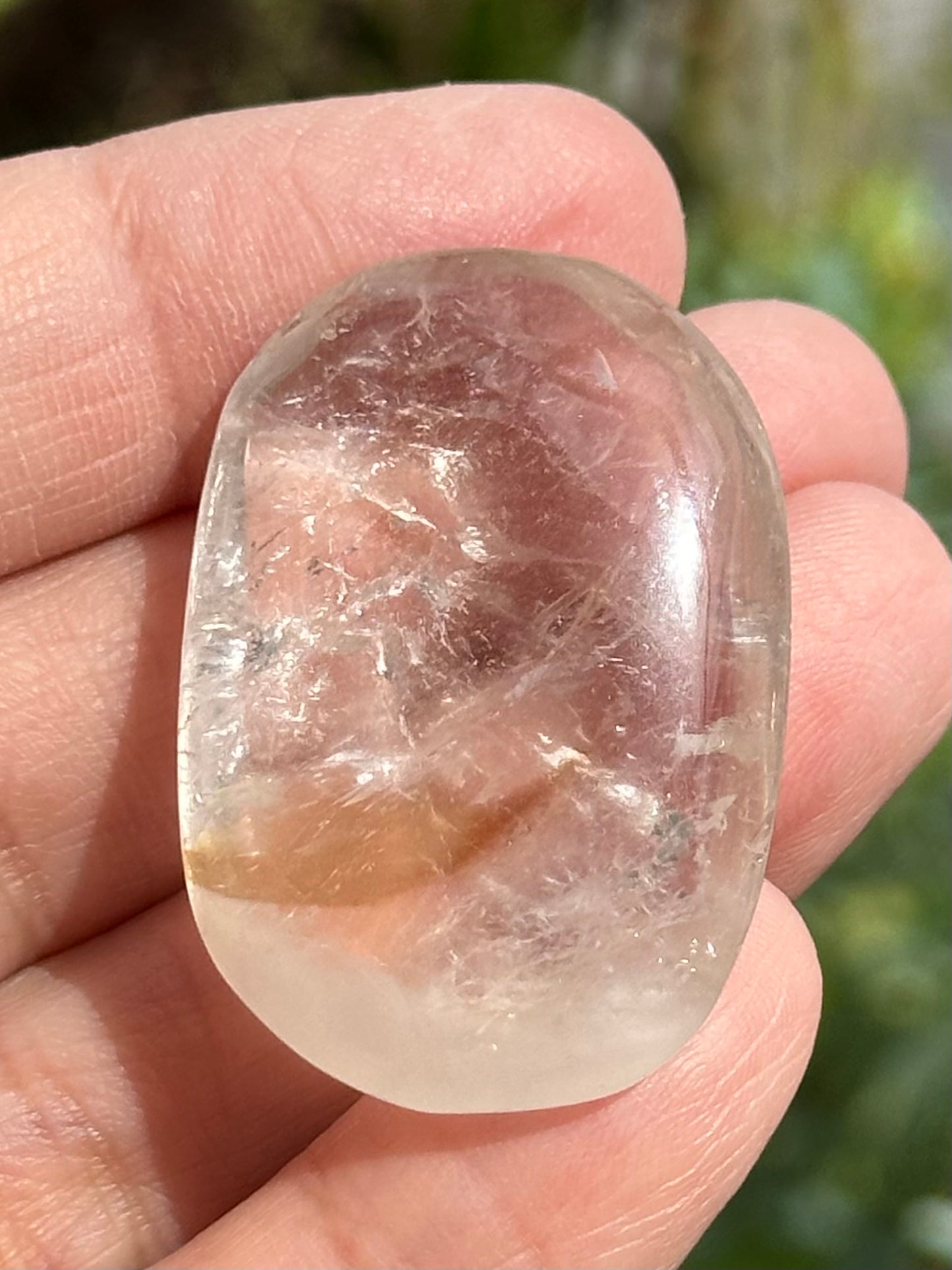 UV Amethyst Mini Palmstone from Brazil