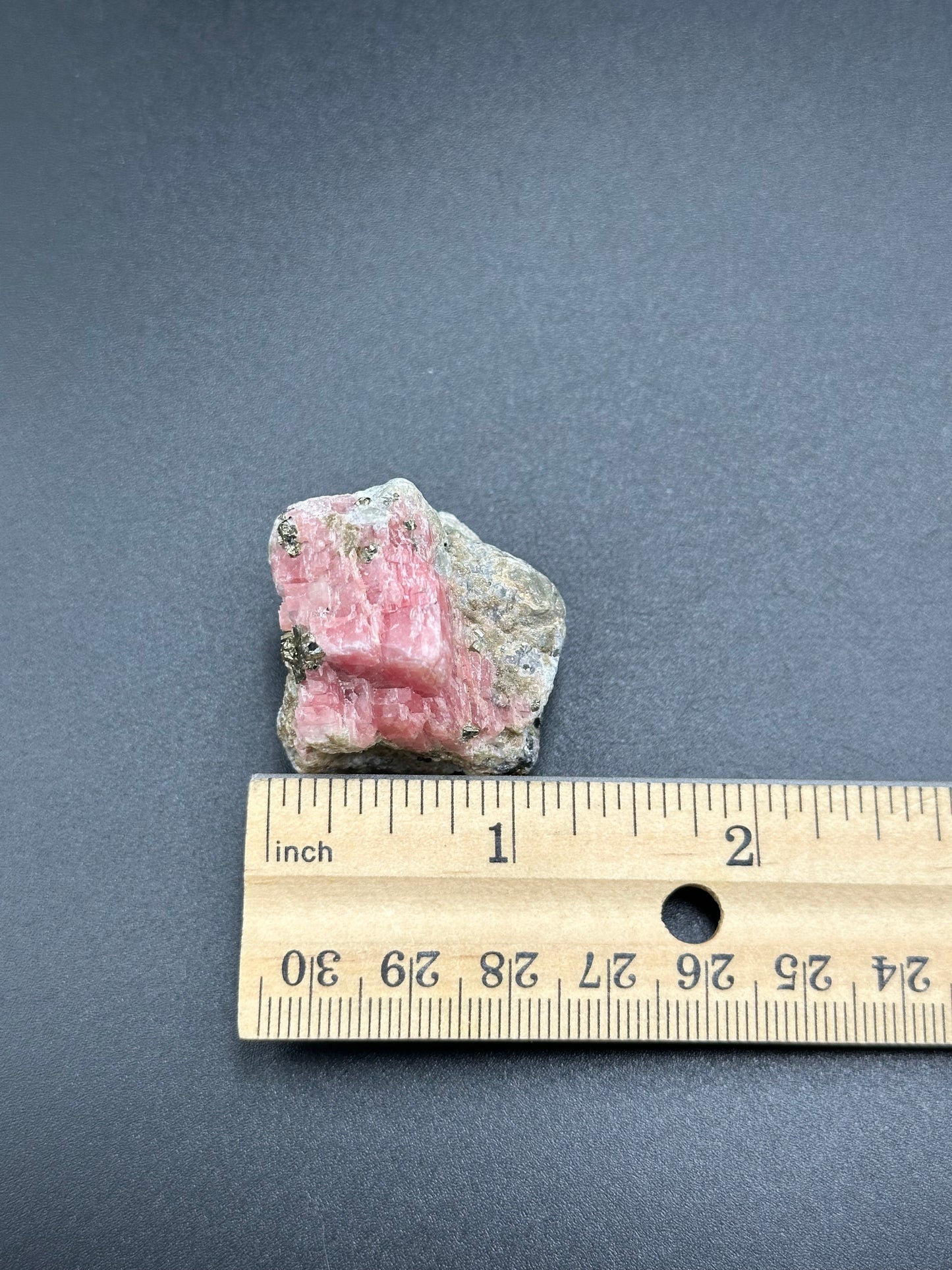 Rhodochrosite and Pyrite on Matrix from the Wutong Mine, Guangxi, China