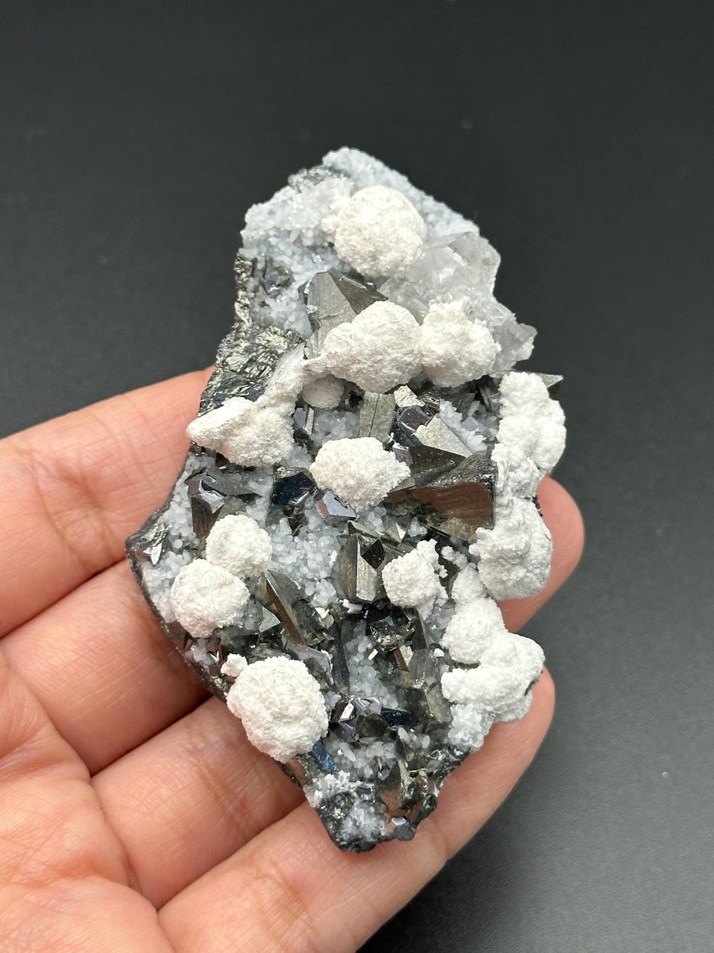 Fluorite, Galena, and Tetrahedrite from the Huanzala Mine in Peru