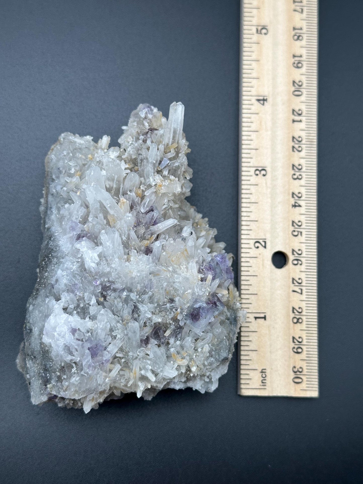 Yindu Flourite with Quartz from the Yindu Mine, Inner Mongolia, China