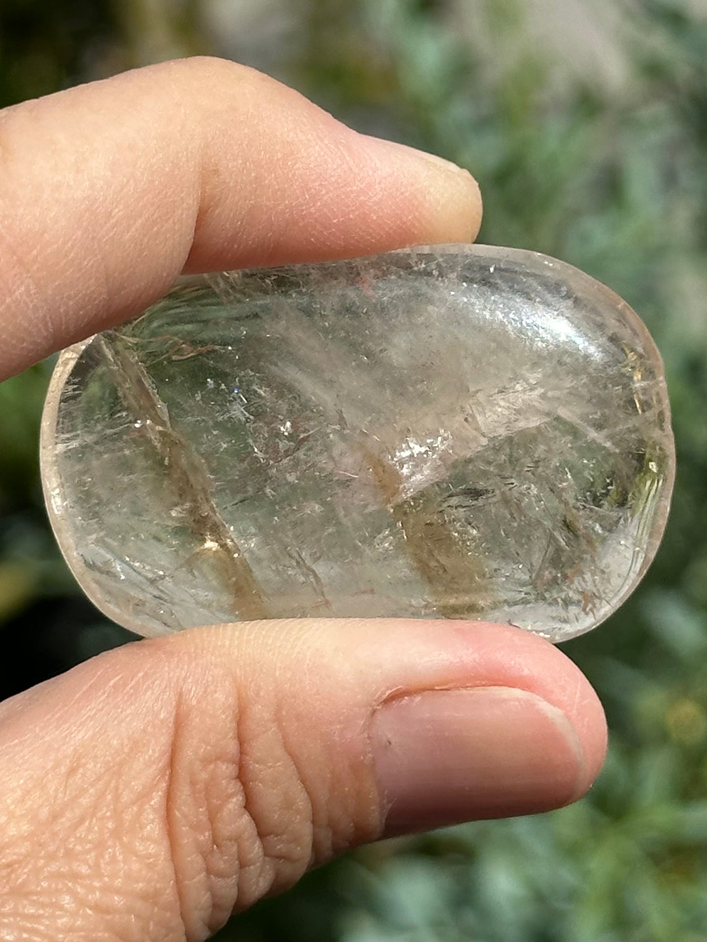 UV Amethyst Mini Palmstone from Brazil