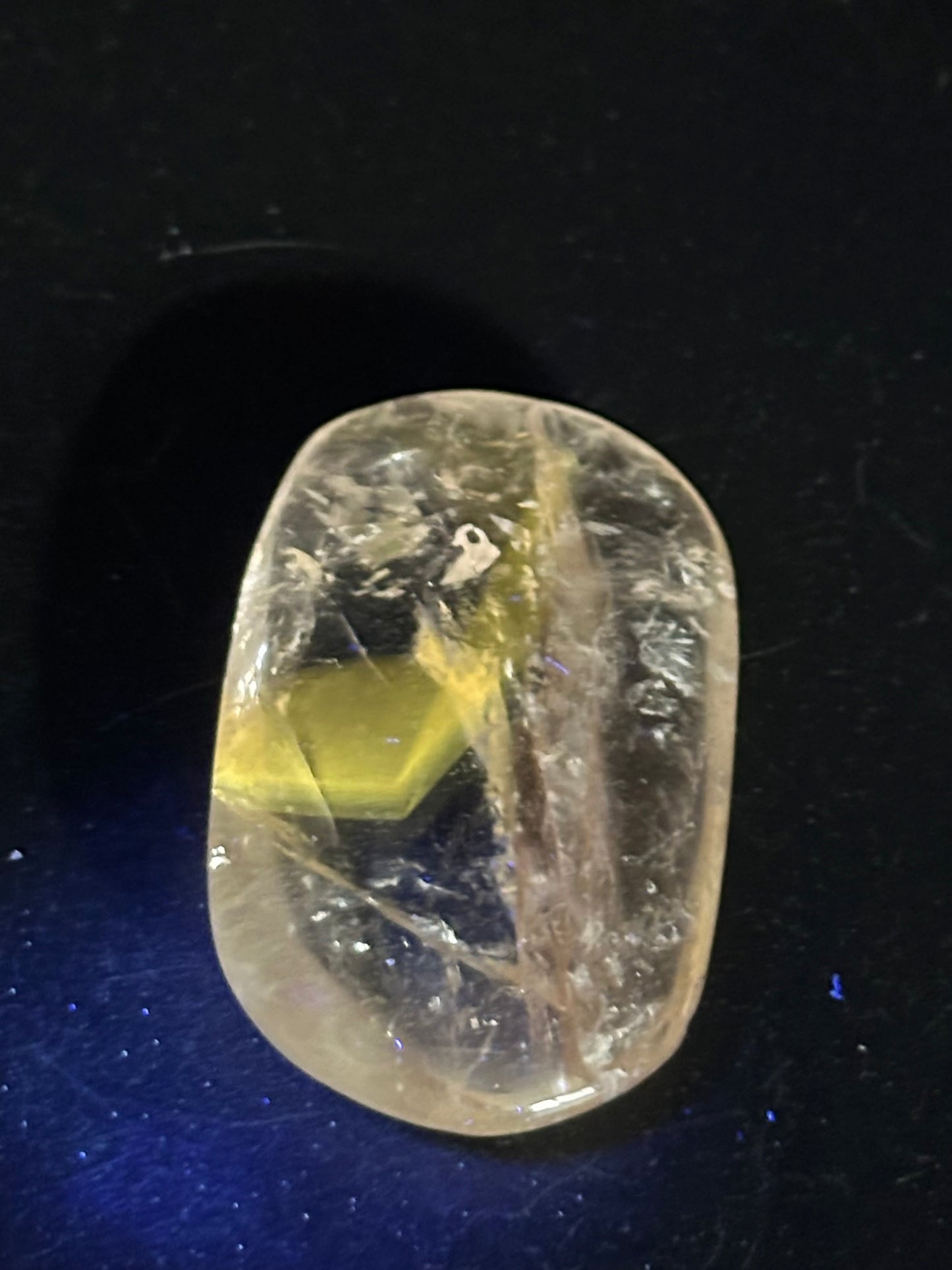 UV Amethyst Mini Palmstone from Brazil