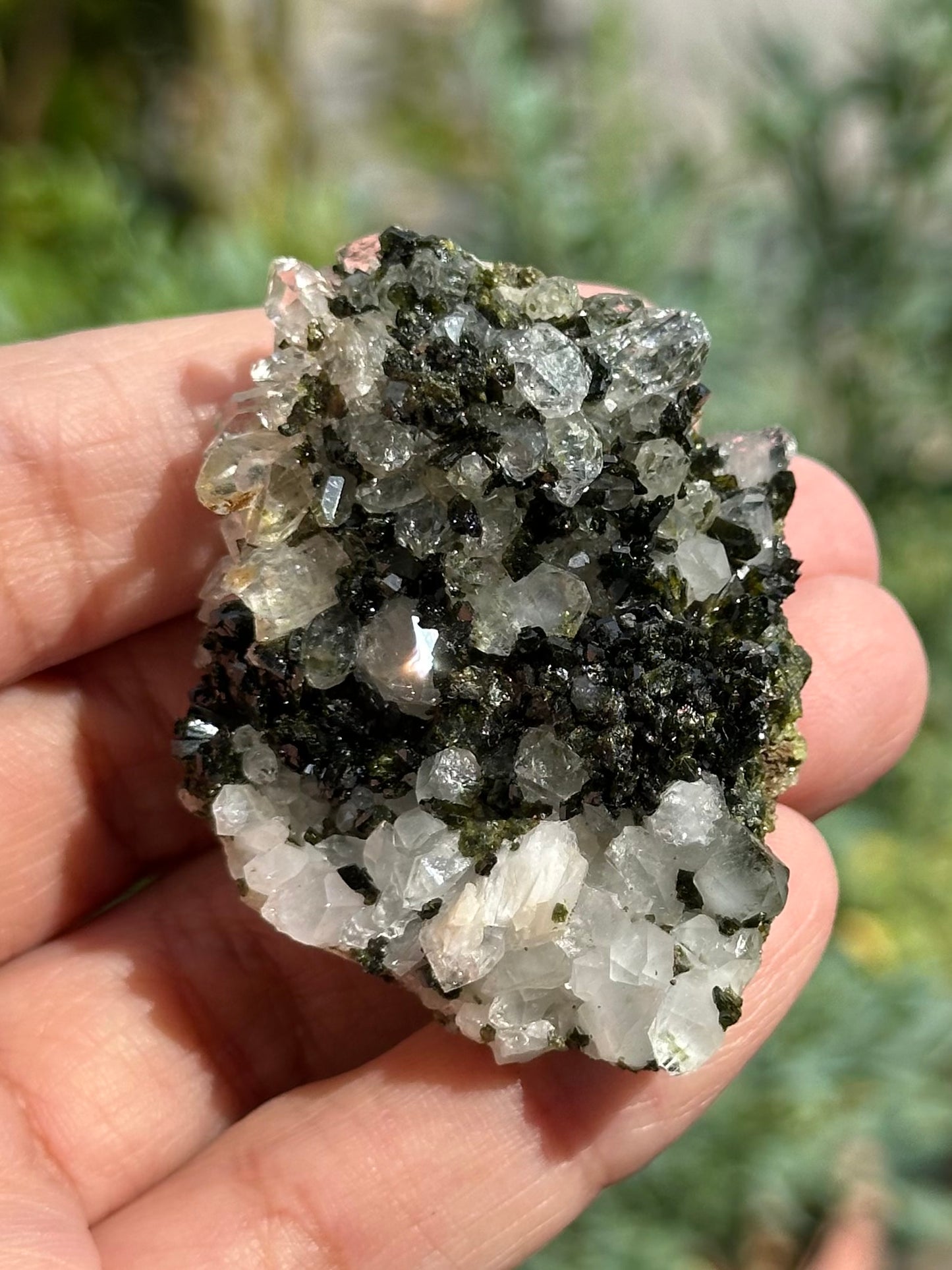 Epidote and Quartz from Hakkari Province, Turkey