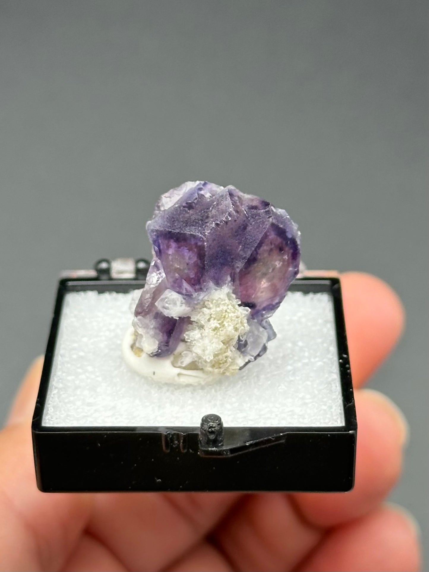 Yindu Fluorite in a perky box from Inner Mongolia, China