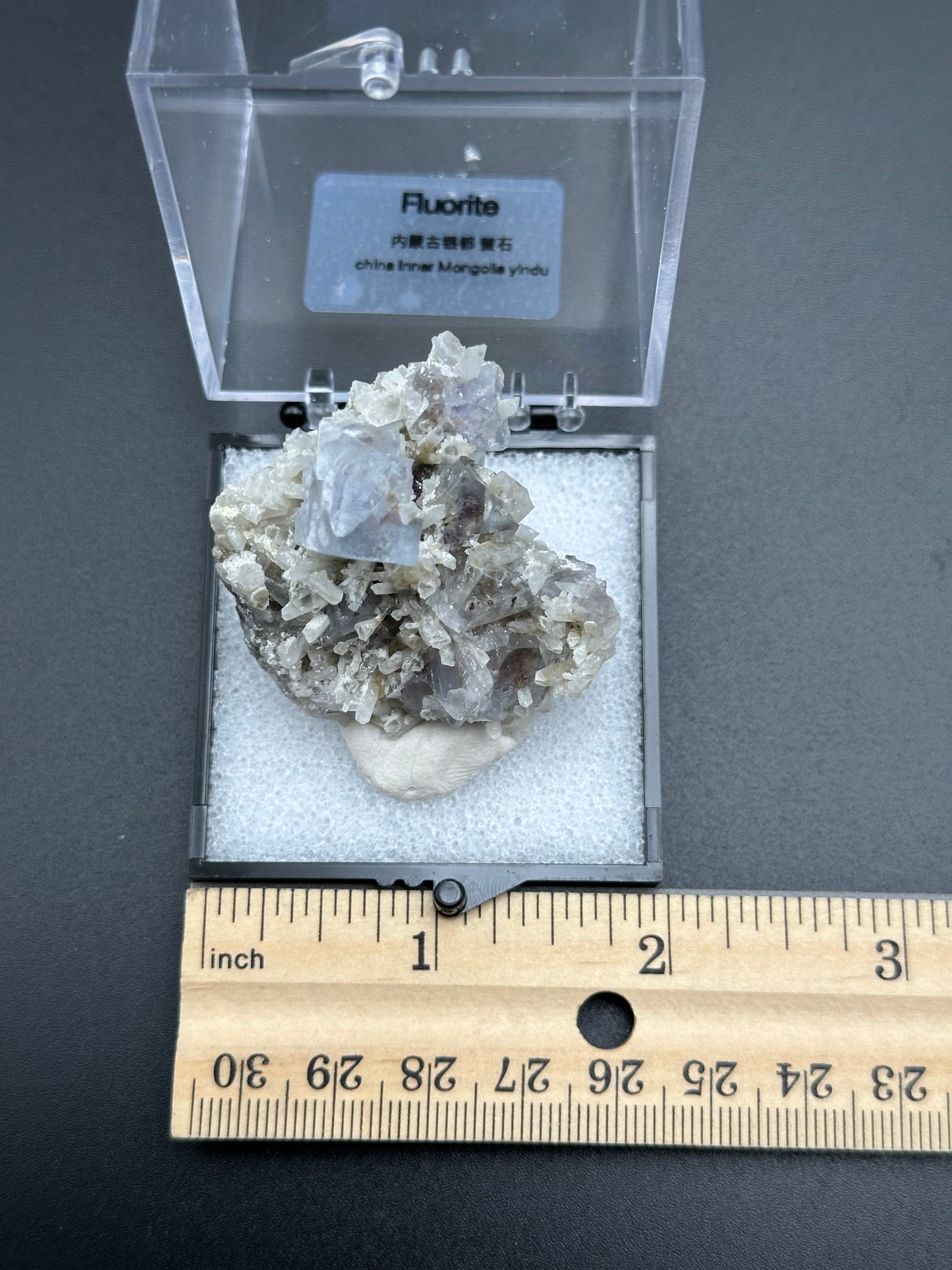 Yindu Flourite with Quartz