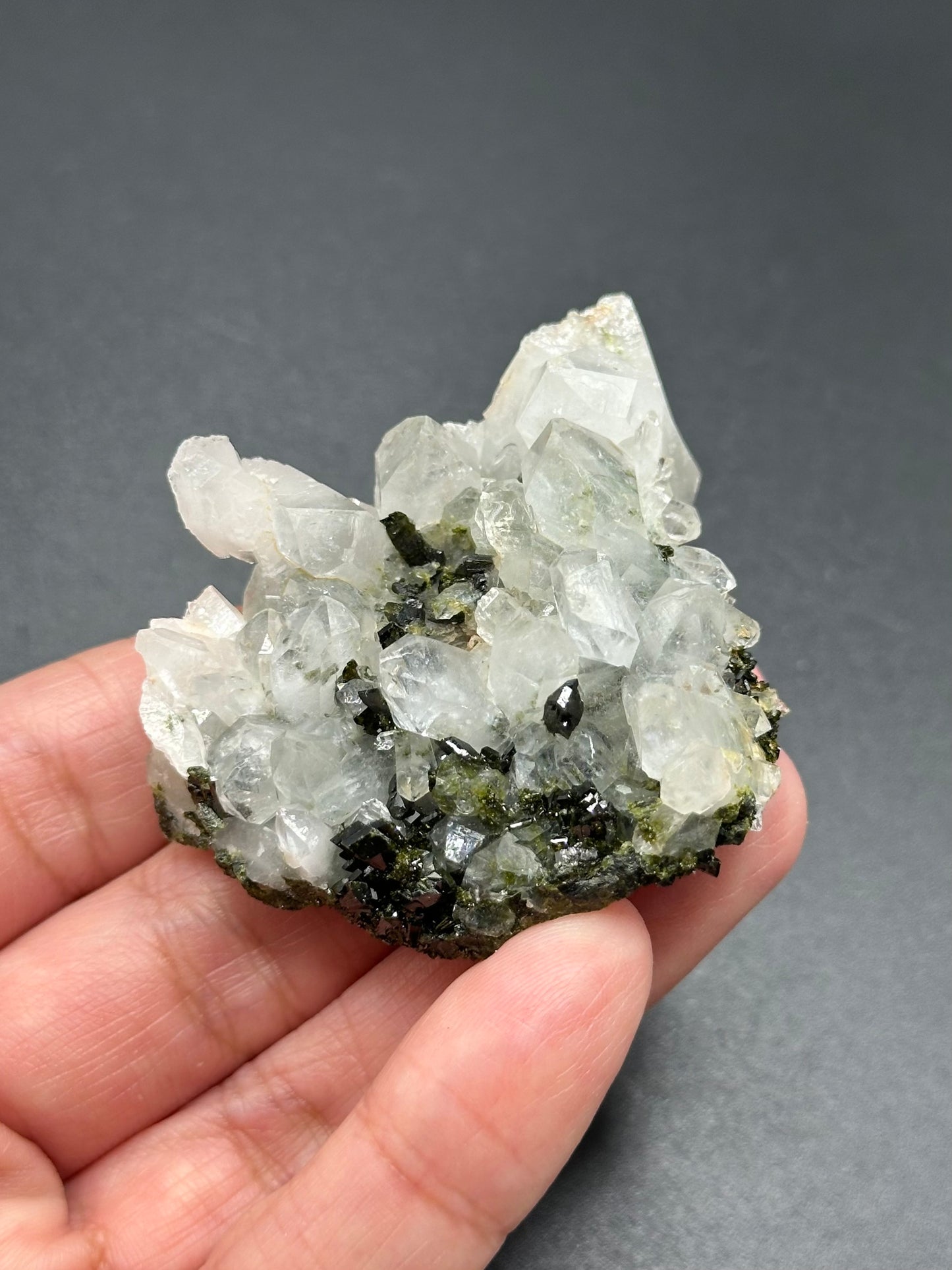 Epidote and Quartz from Hakkari Province, Turkey