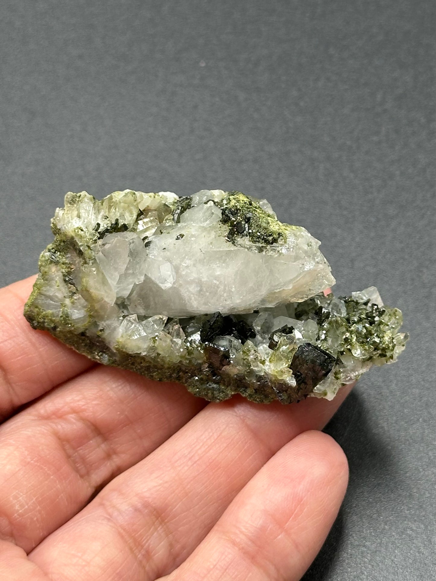 Epidote and Quartz from Hakkari Province, Turkey
