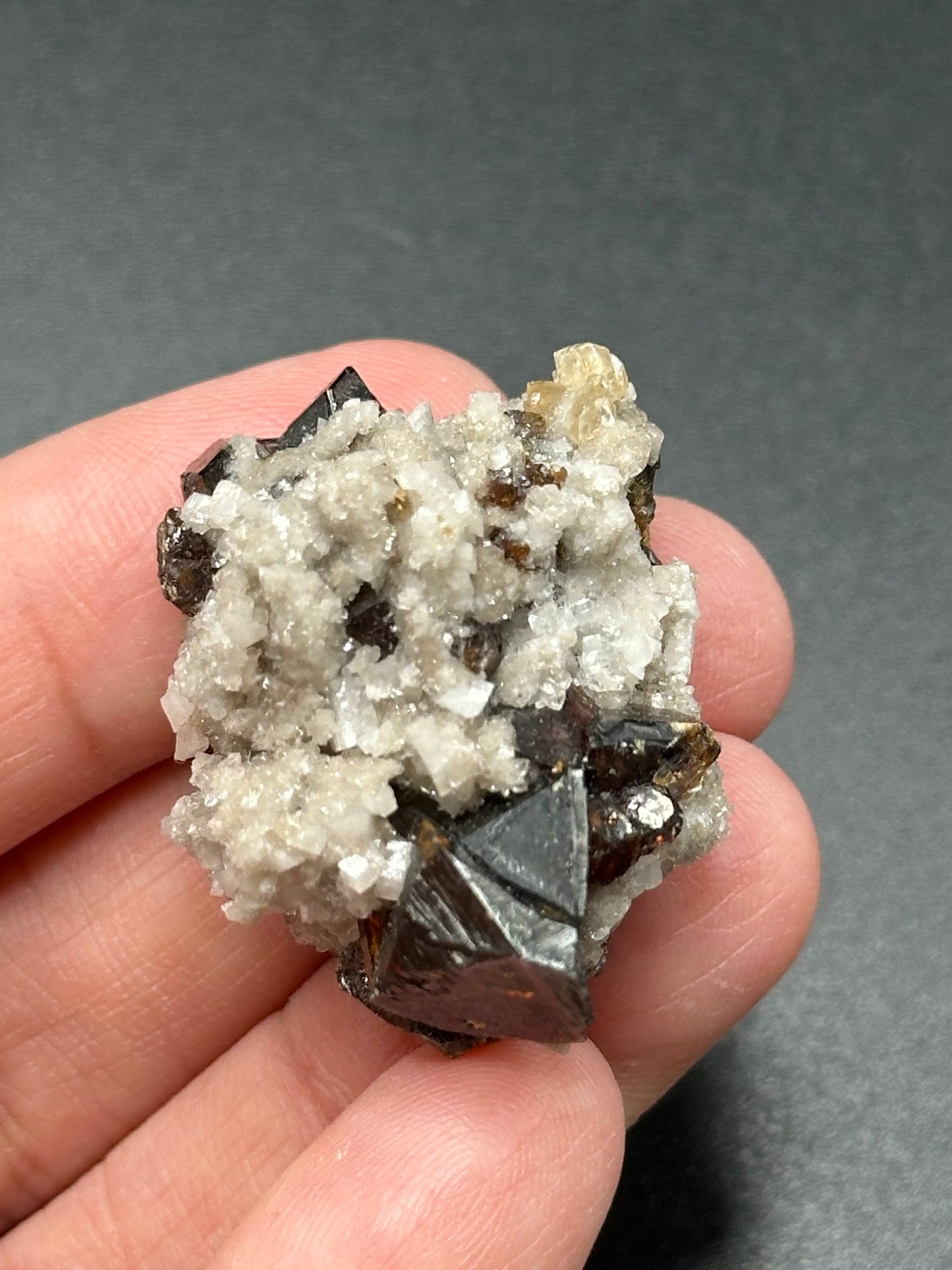 Dolomite and Sphalerite from the Elmwood Mine in Carthage, Tennessee