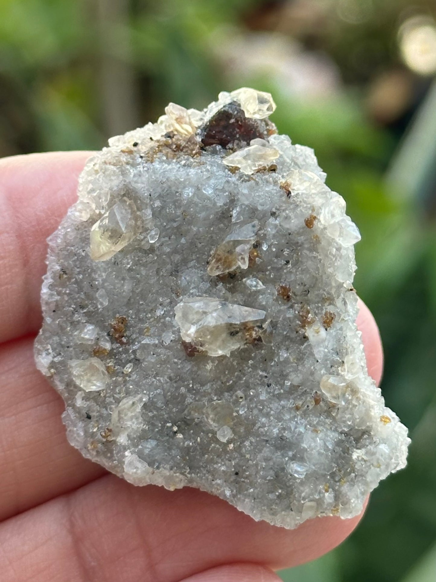 Dolomite, Sphalerite, and Calcite from the Elmwood Mine in Carthage, Tennessee