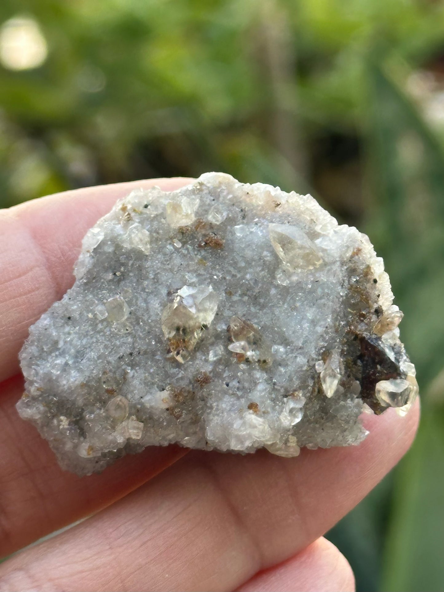 Dolomite, Sphalerite, and Calcite from the Elmwood Mine in Carthage, Tennessee