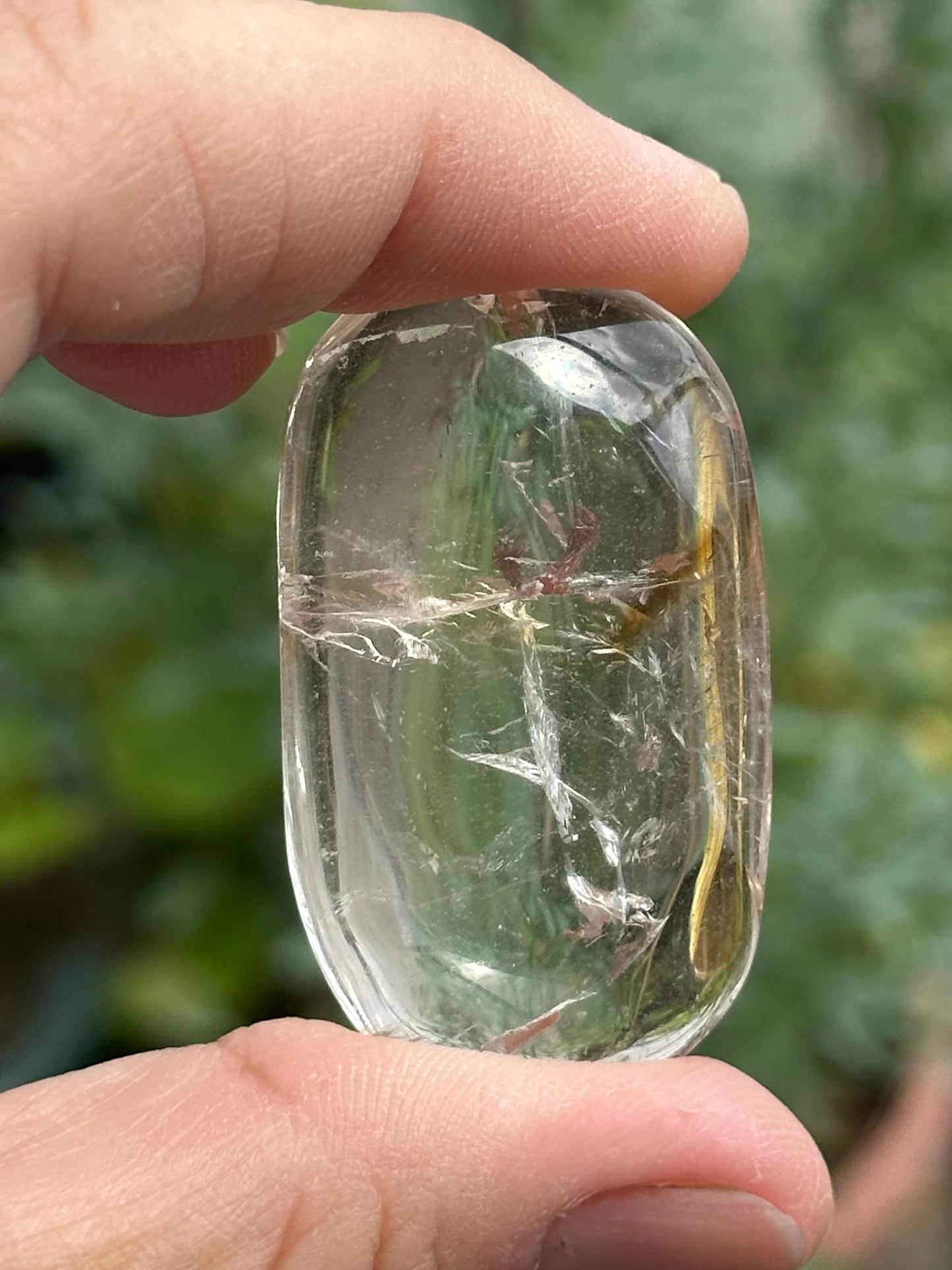 UV Amethyst Mini Palmstone from Brazil