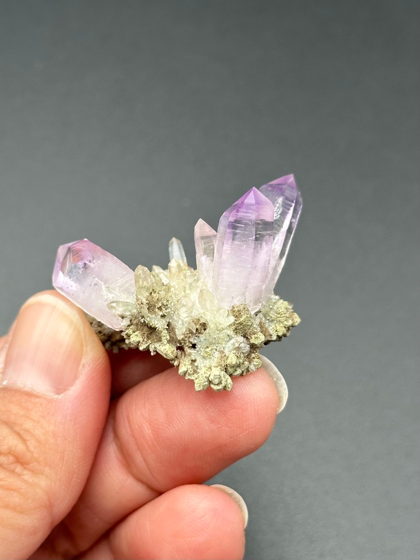 Veracruz Amethyst Cluster on Matrix