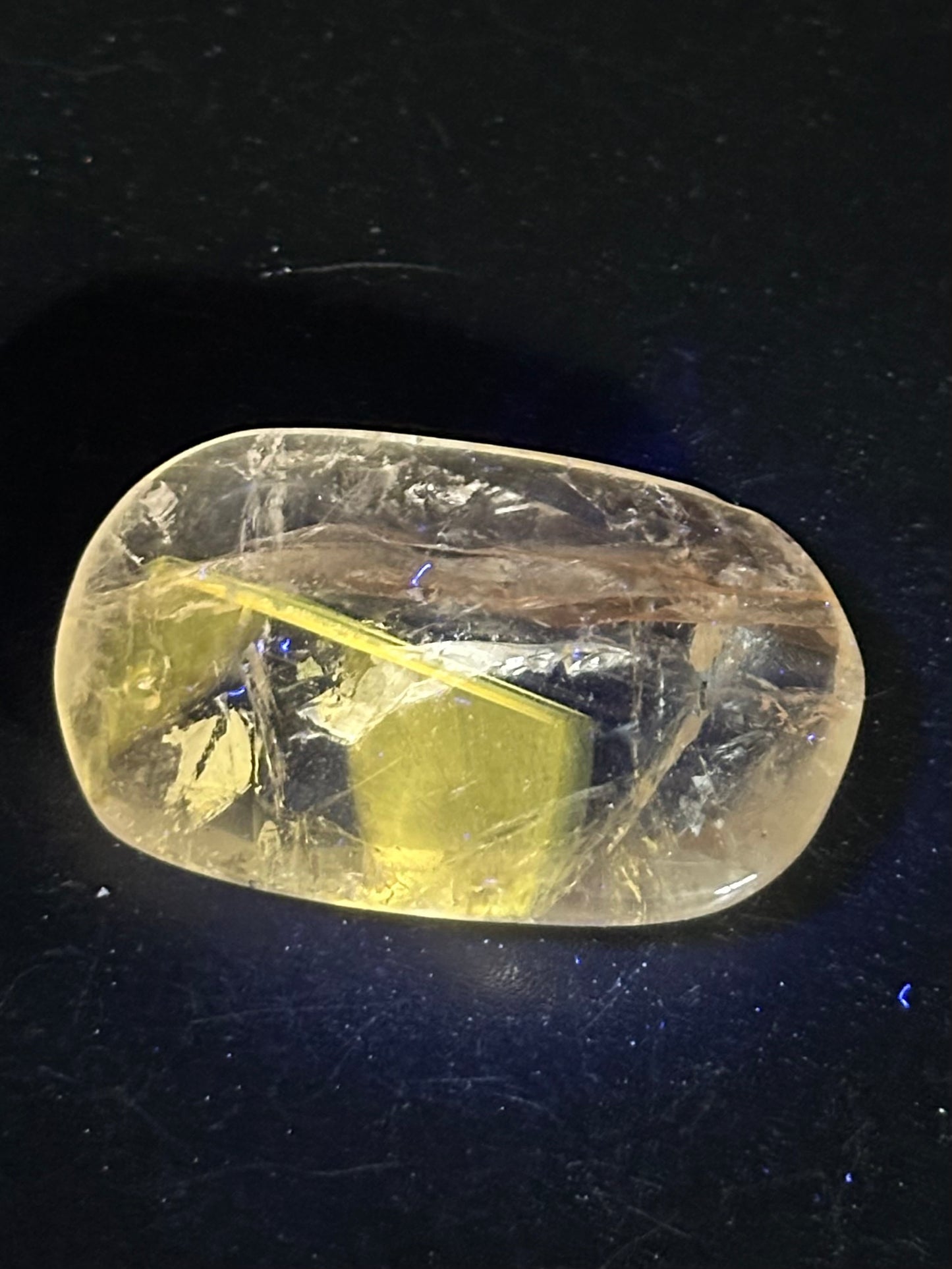 UV Amethyst Mini Palmstone from Brazil