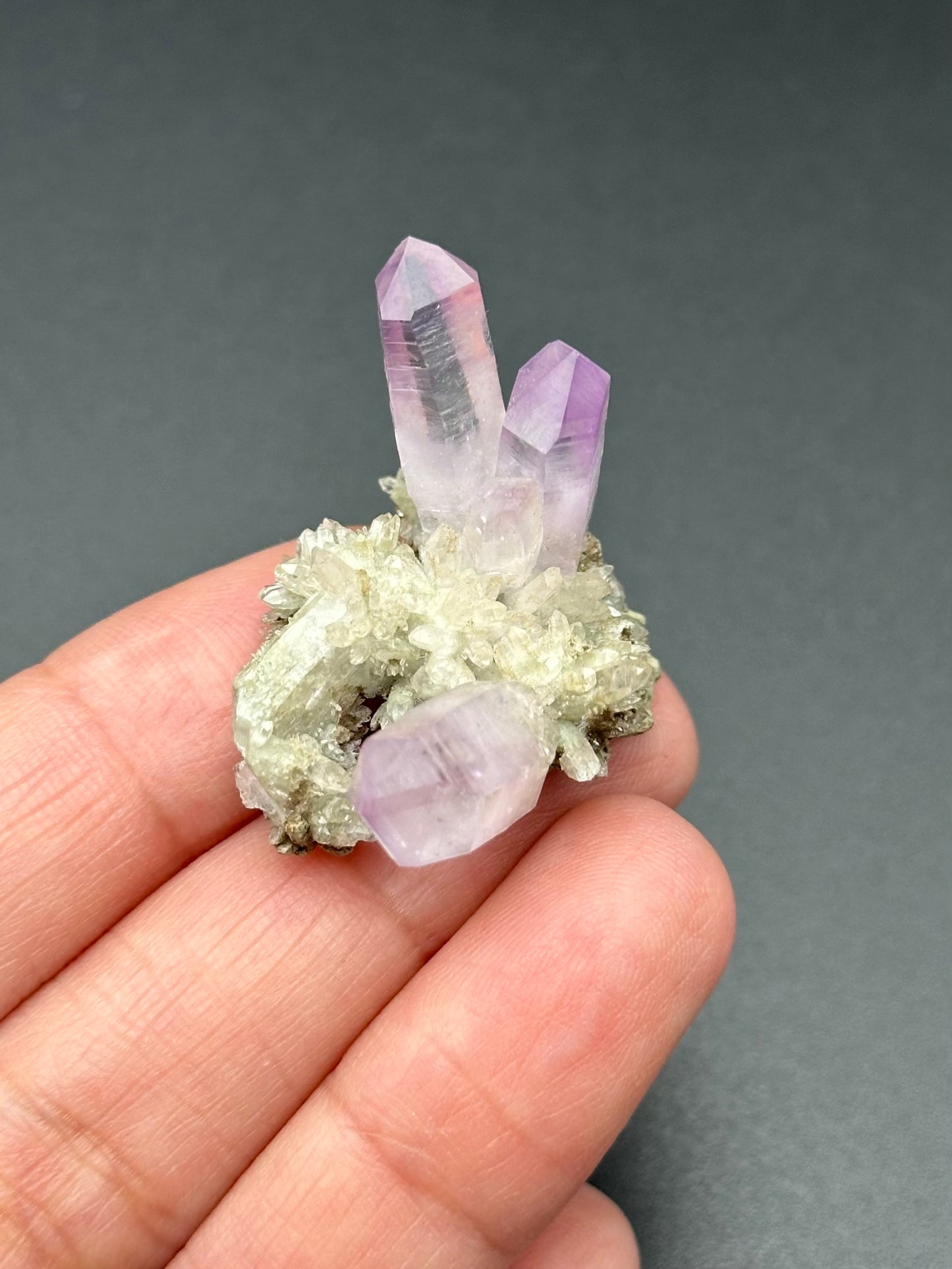 Veracruz Amethyst Cluster on Matrix