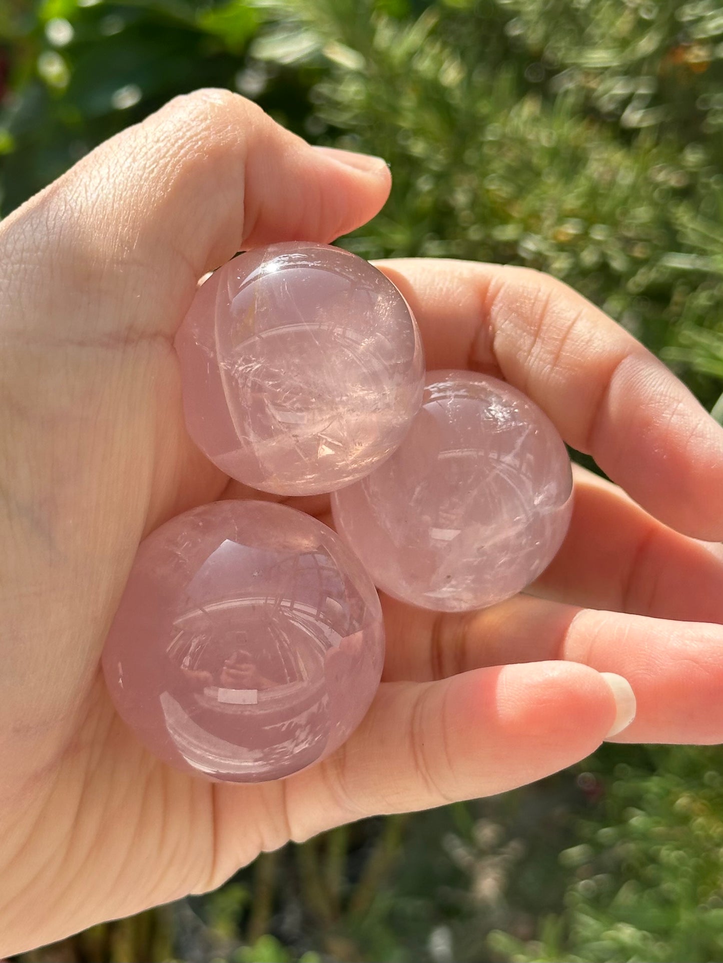 One (1) Rose Quartz Sphere