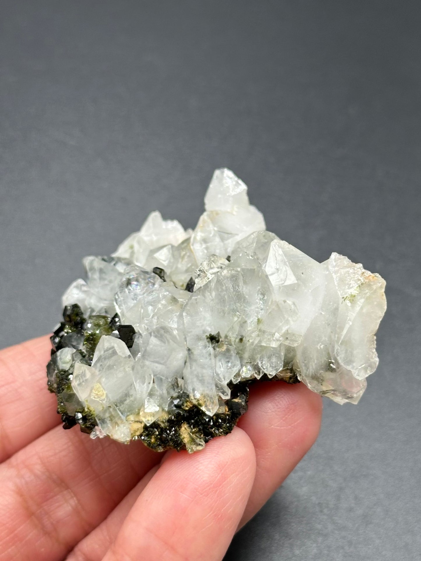 Epidote and Quartz from Hakkari Province, Turkey
