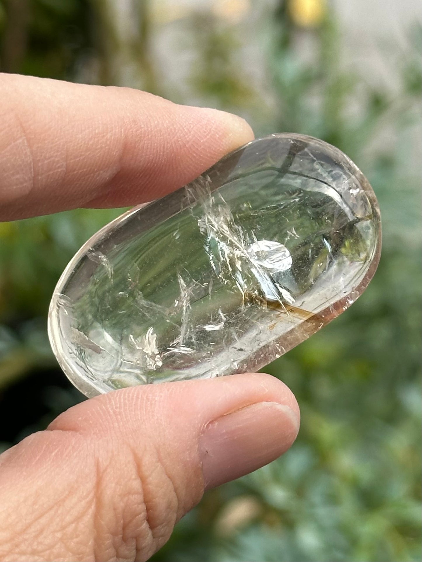 UV Amethyst Mini Palmstone from Brazil