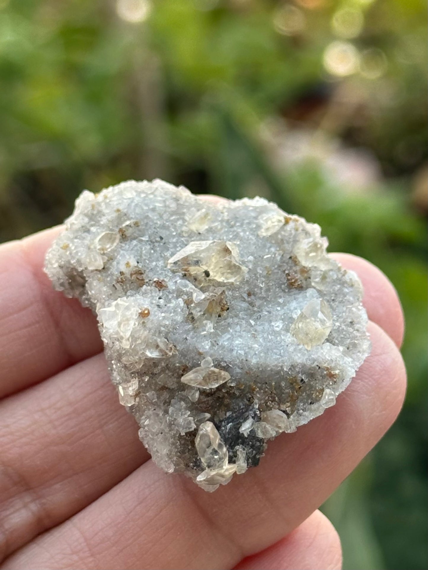 Dolomite, Sphalerite, and Calcite from the Elmwood Mine in Carthage, Tennessee