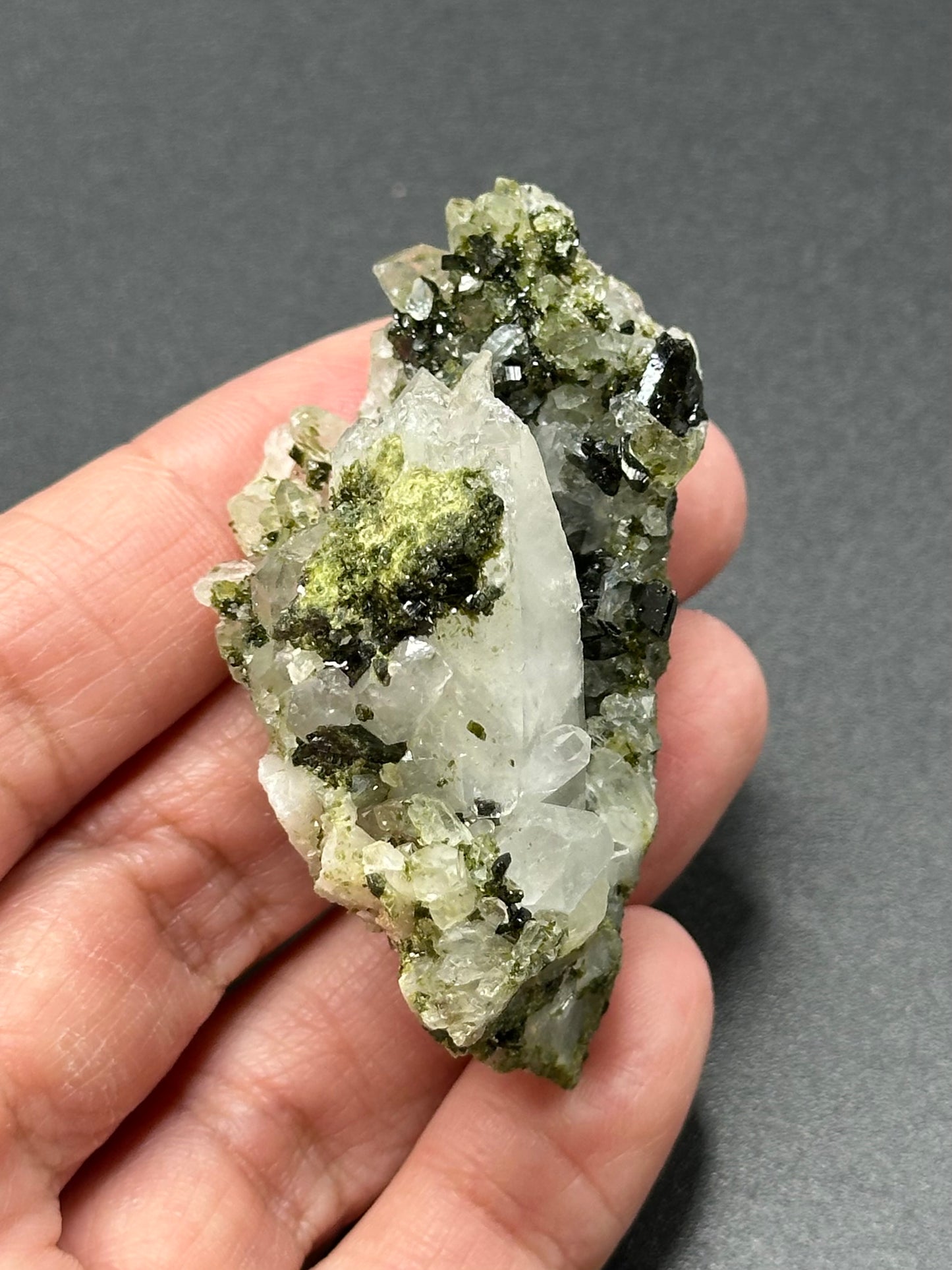 Epidote and Quartz from Hakkari Province, Turkey