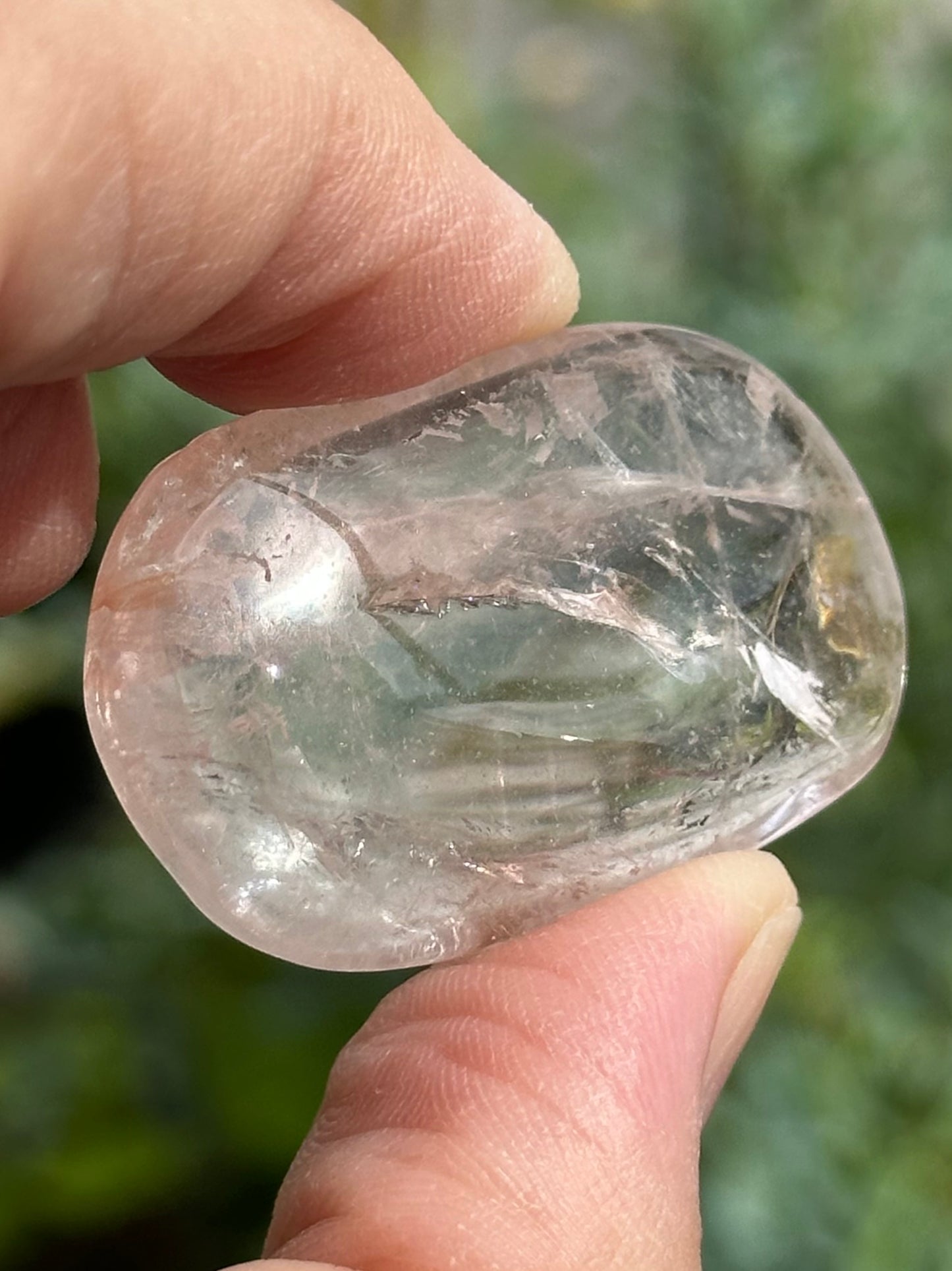 UV Amethyst Mini Palmstone from Brazil