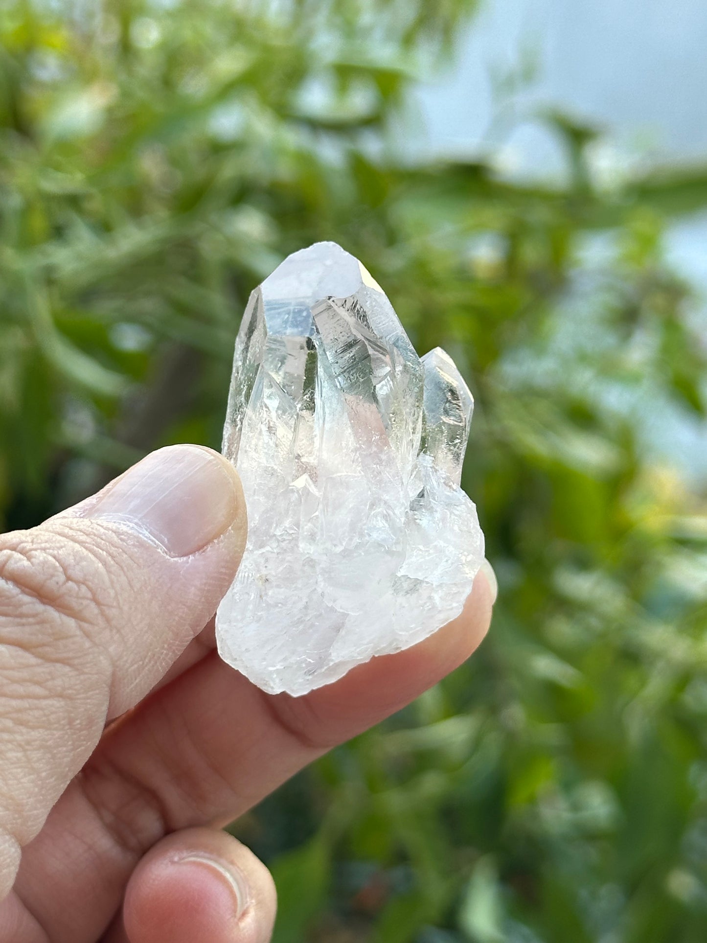 Small Clear Quartz Cluster from Brazil