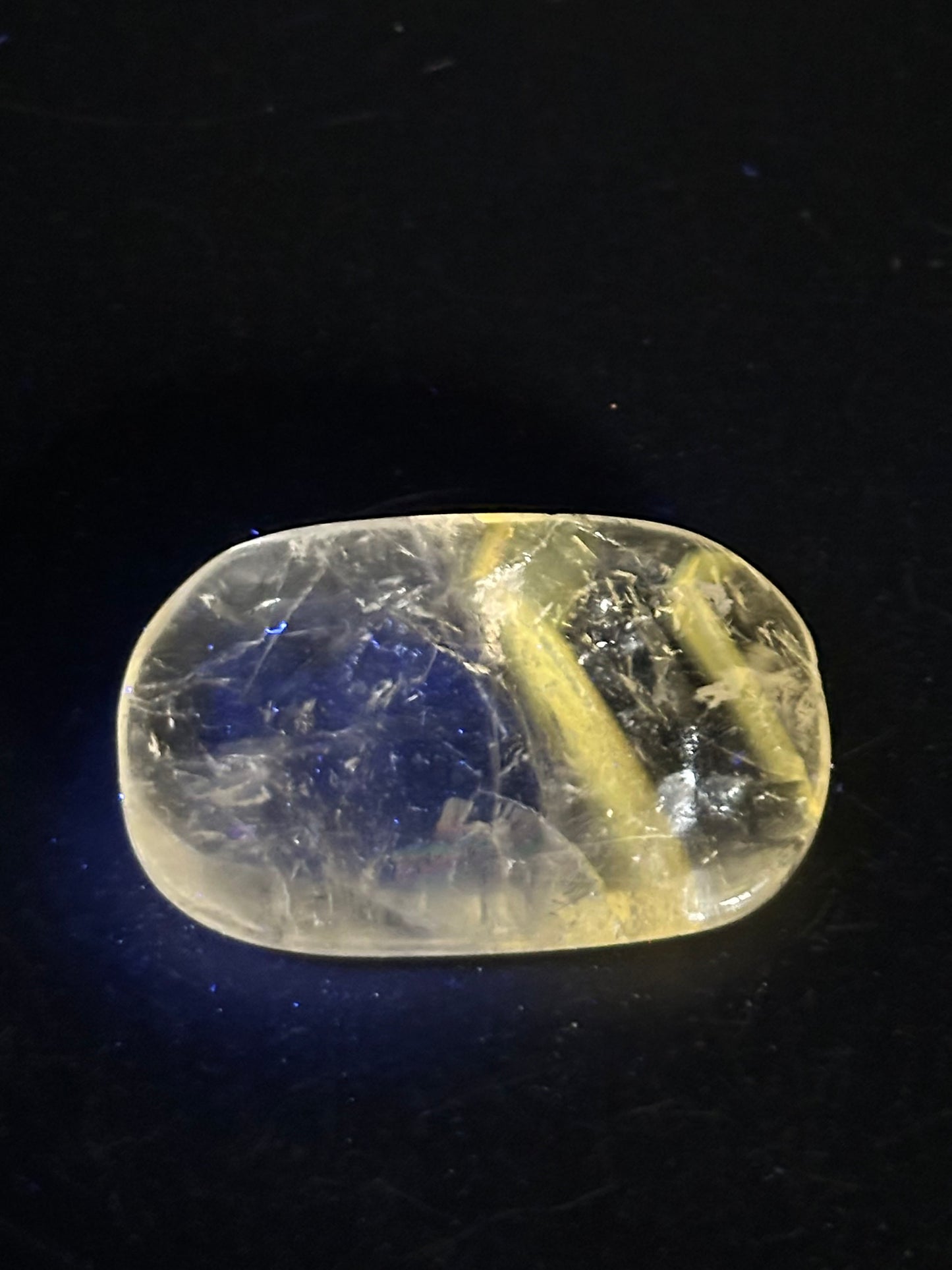 UV Amethyst Mini Palmstone from Brazil