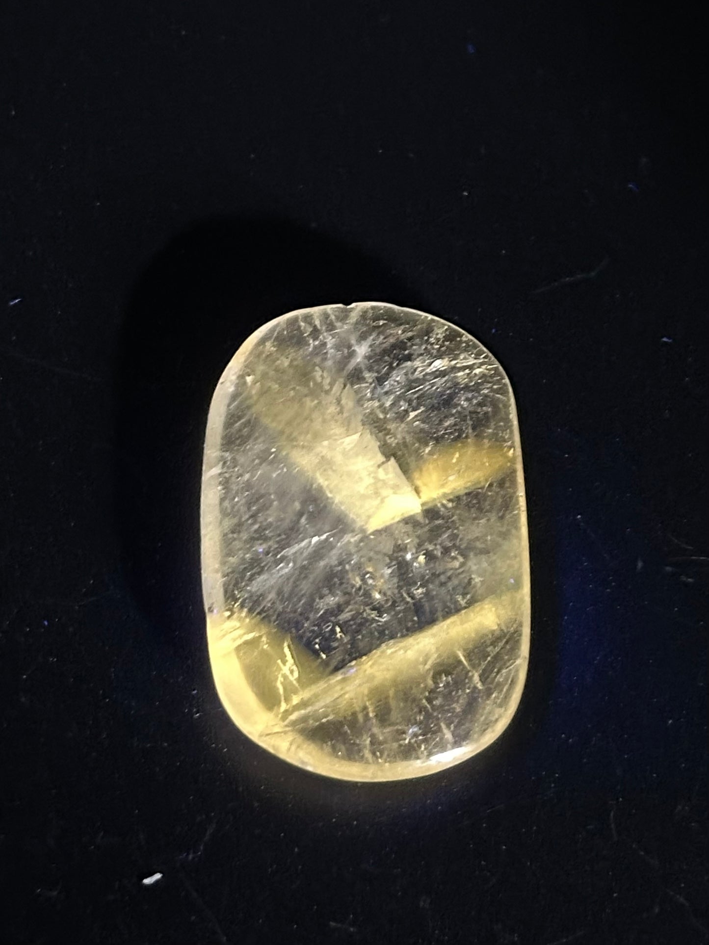 UV Amethyst Mini Palmstone from Brazil