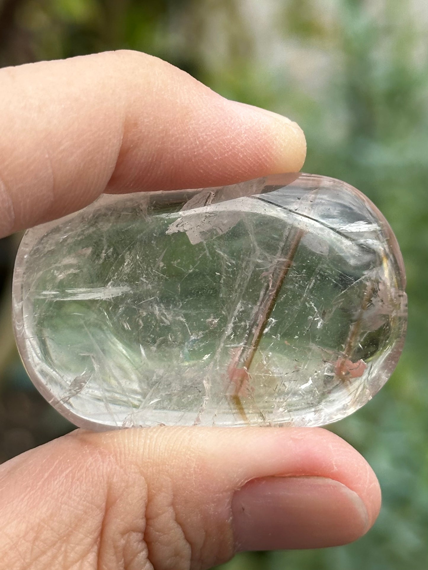 UV Amethyst Mini Palmstone from Brazil
