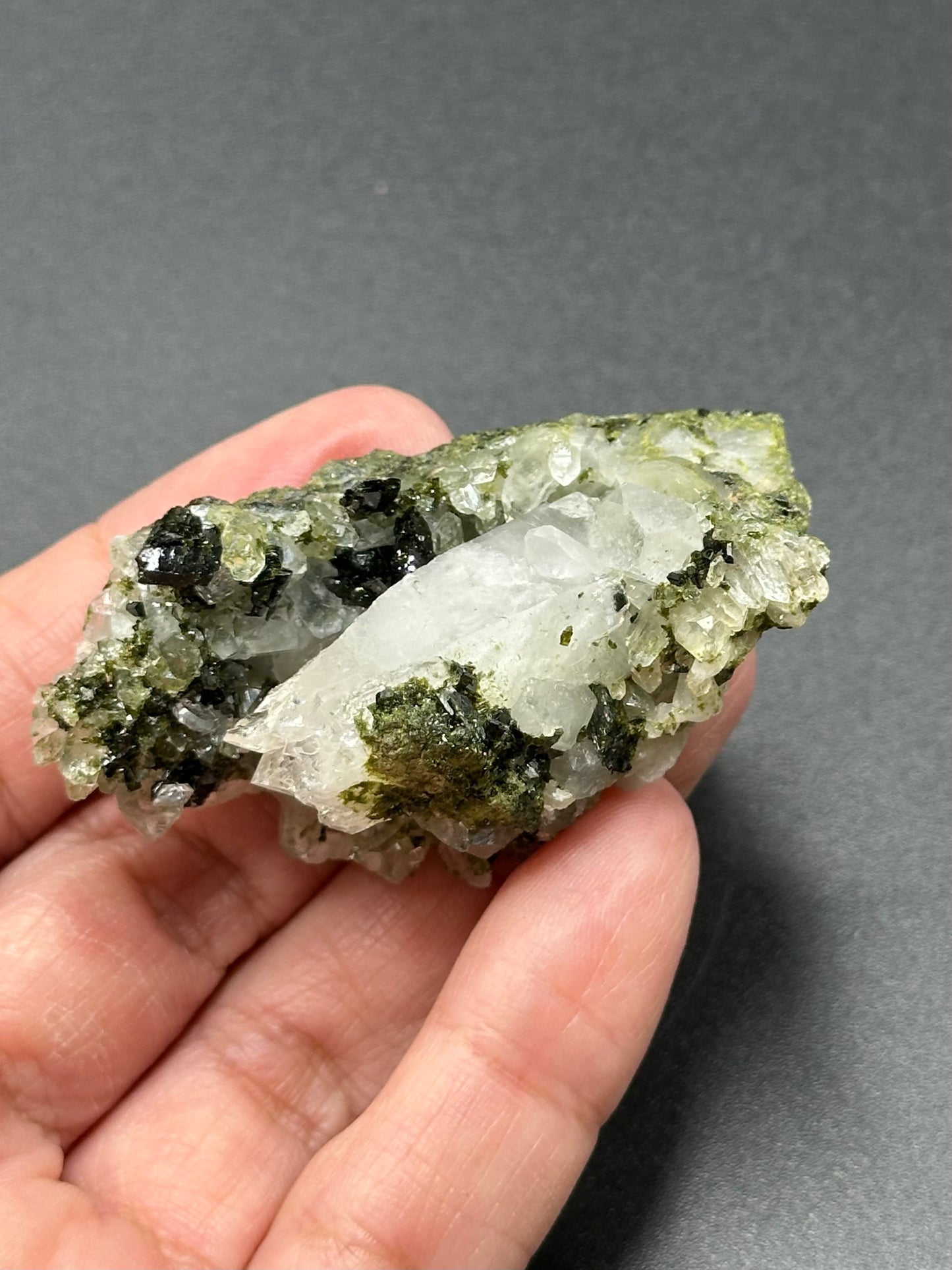 Epidote and Quartz from Hakkari Province, Turkey