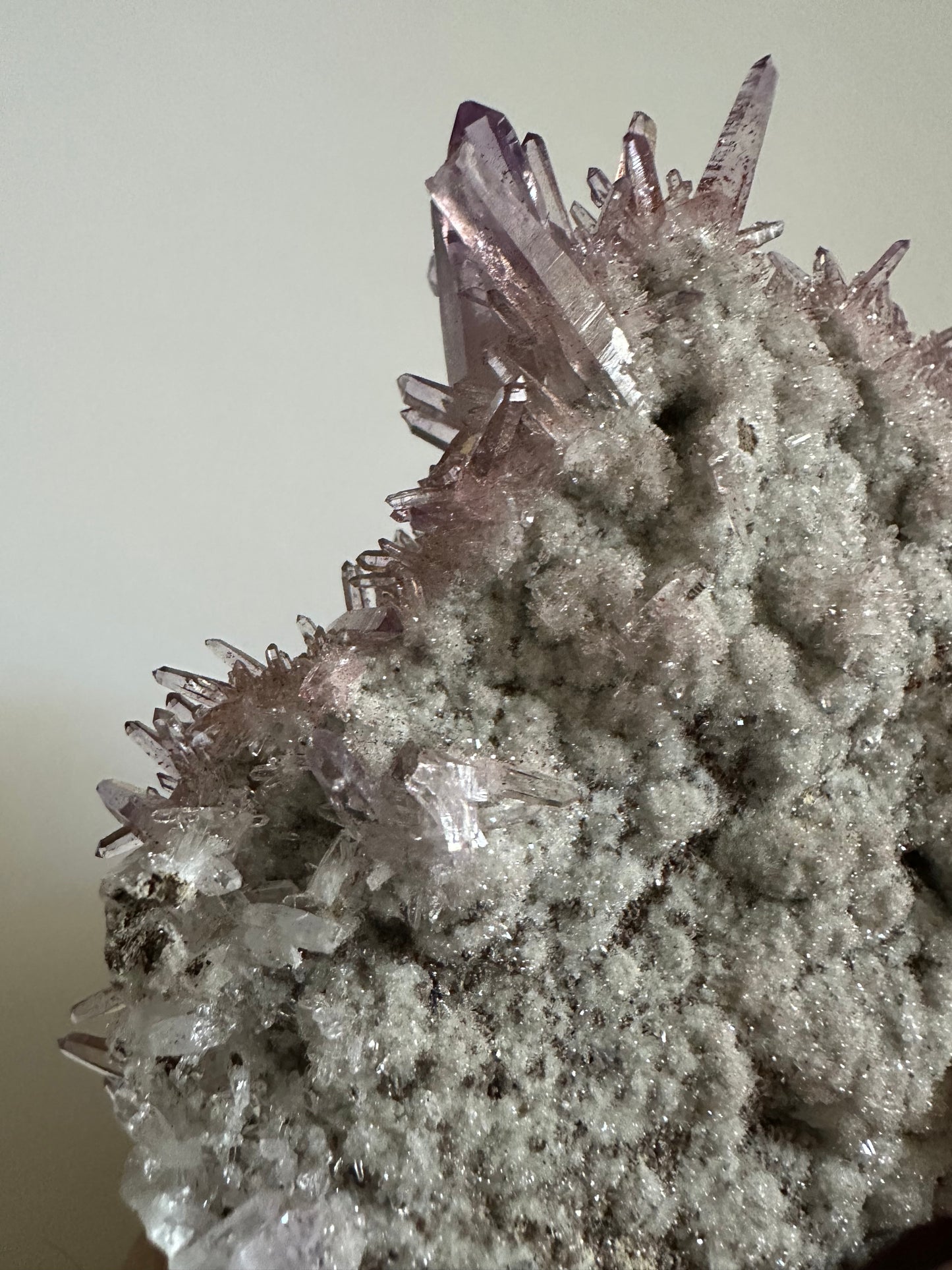 Veracruz Amethyst Crystals on Quartz Matrix