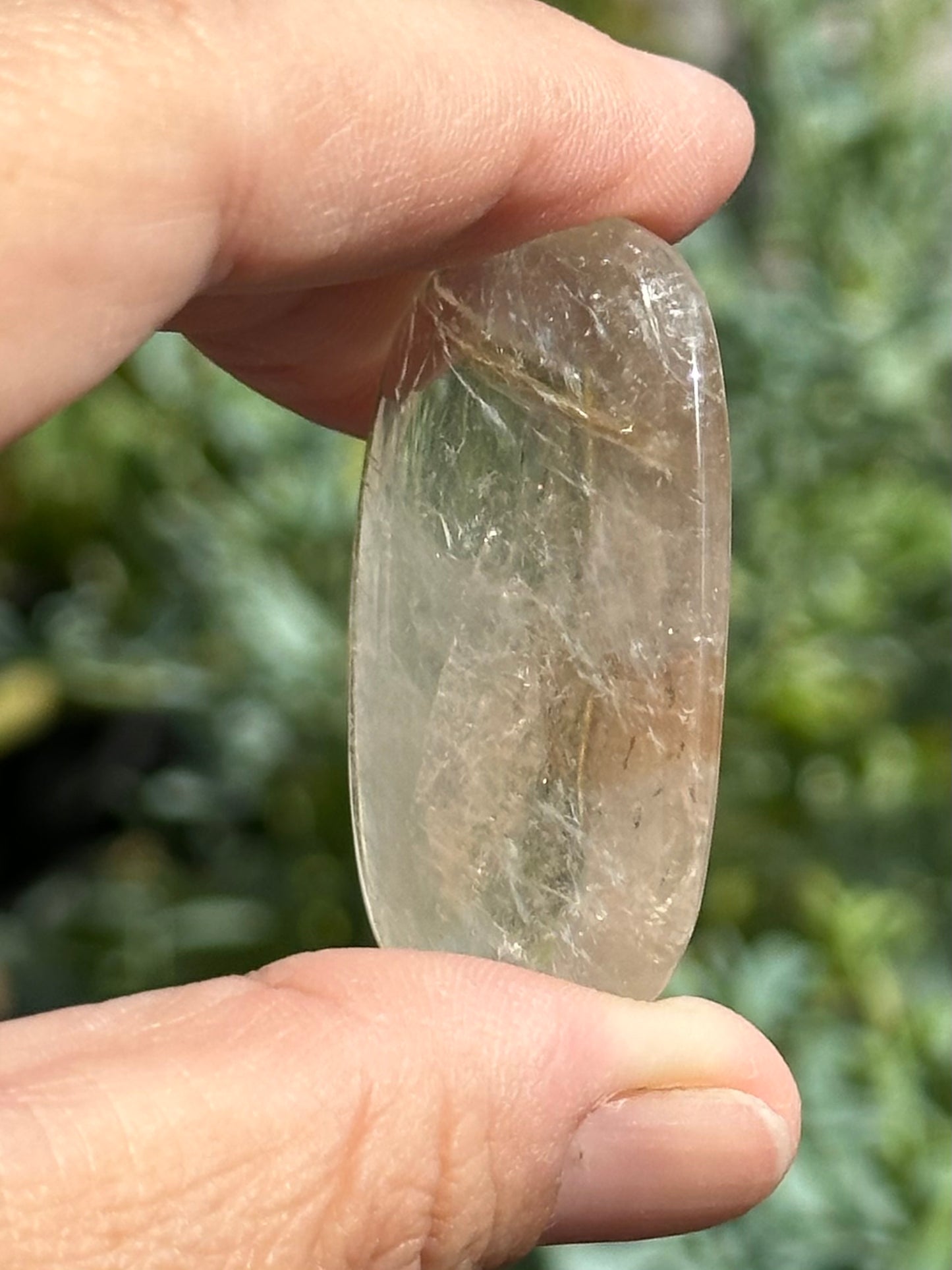 UV Amethyst Mini Palmstone from Brazil