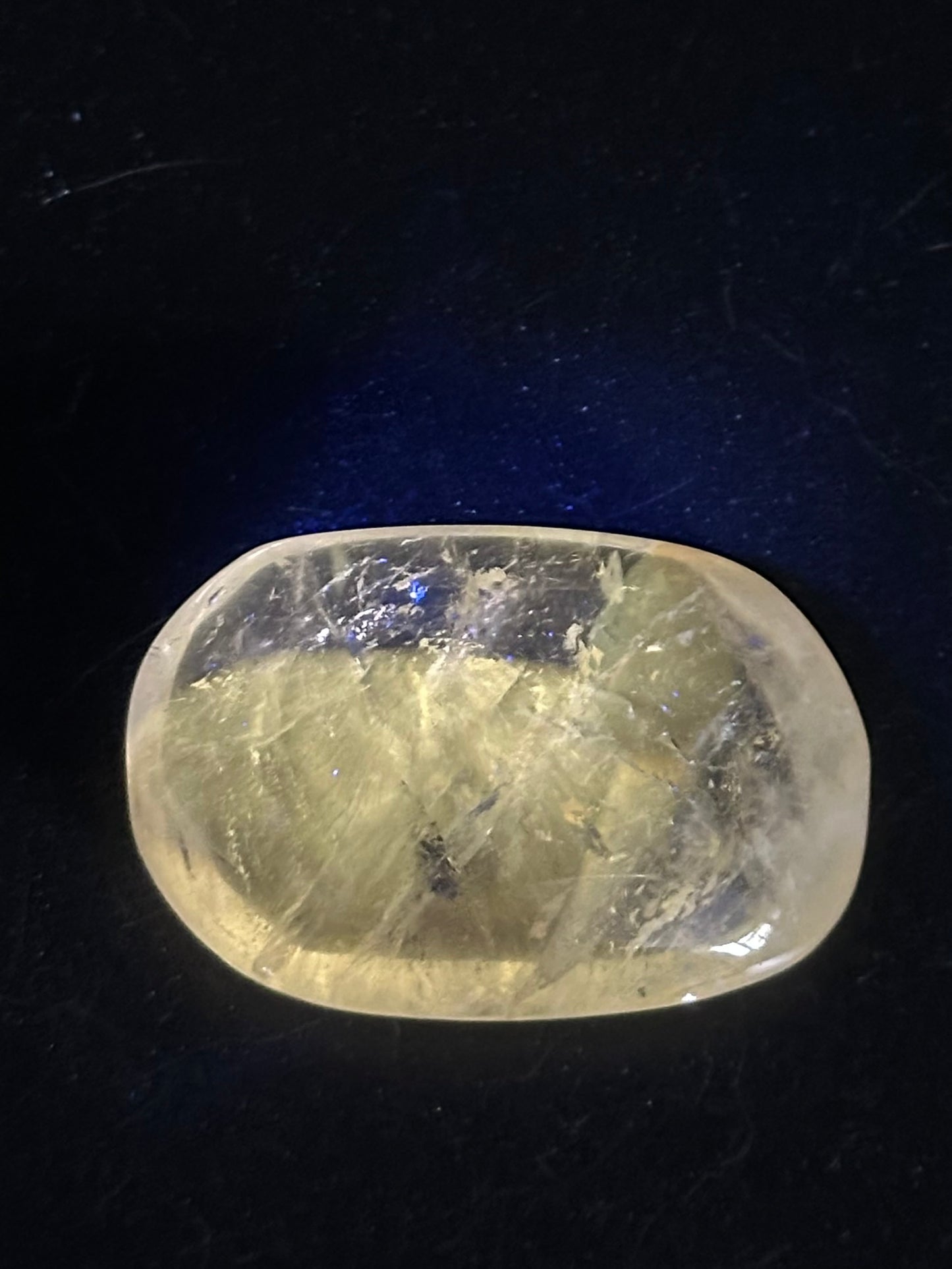 UV Amethyst Mini Palmstone from Brazil