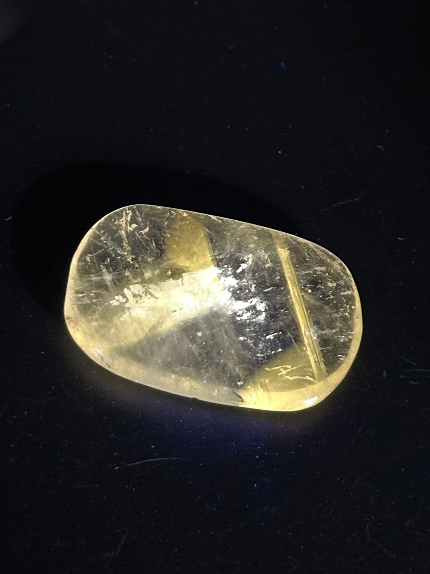 UV Amethyst Mini Palmstone from Brazil