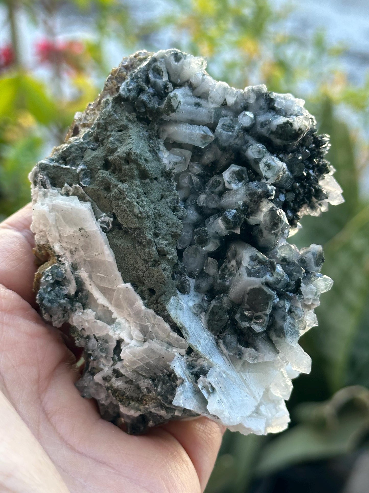 Quartz and Fluorite Specimen from Inner Mongolia