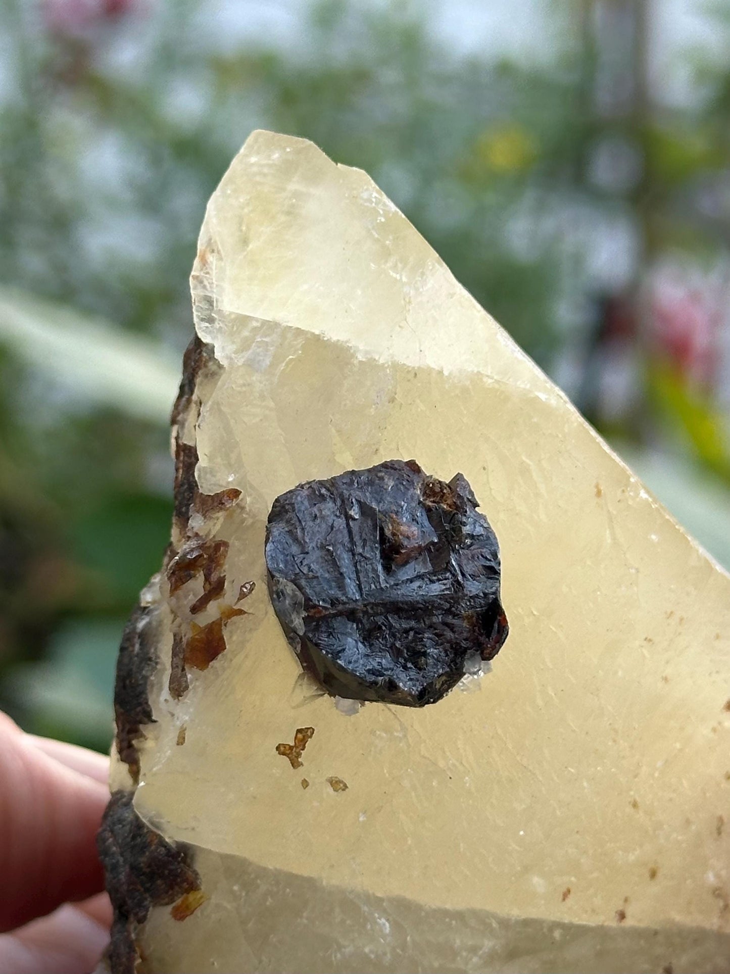 Elmwood Calcite with Sphalerite